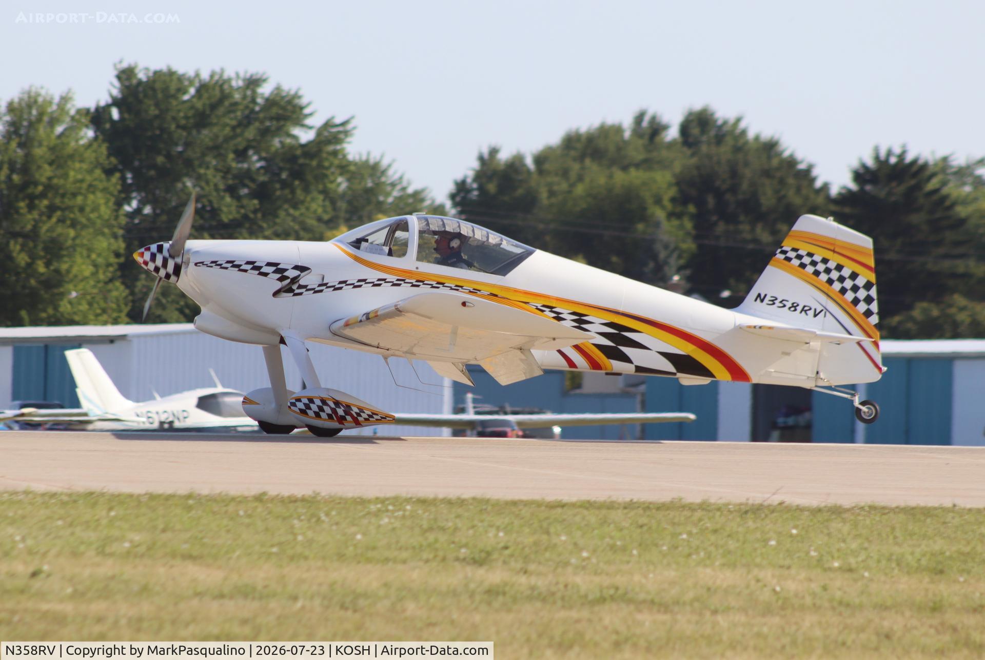 Aircraft N358RV, 1998 Vans RV-6, c/n 22173, Vans RV-6, at KOSH, photo by MarkPasqualino