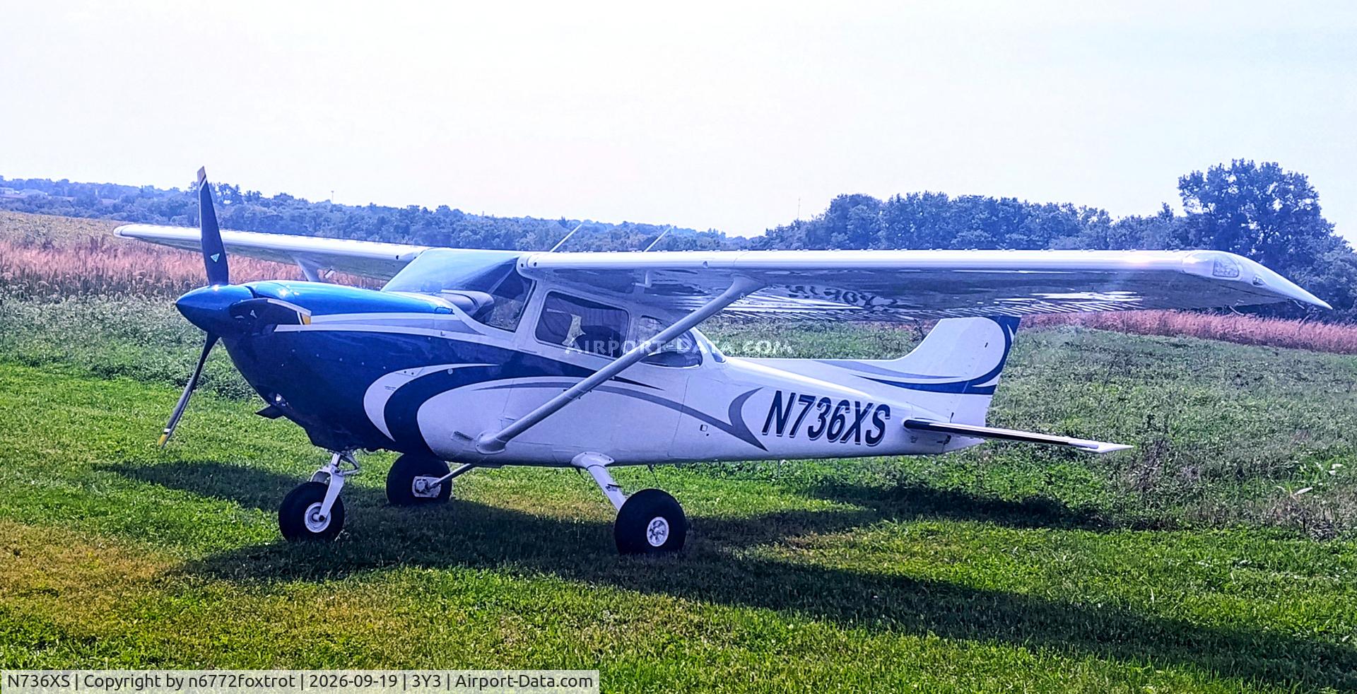 Aircraft N736XS, 1978 Cessna R172K Hawk XP, c/n R1722875, FLY IOWA 2026, at 3Y3, photo by n6772foxtrot