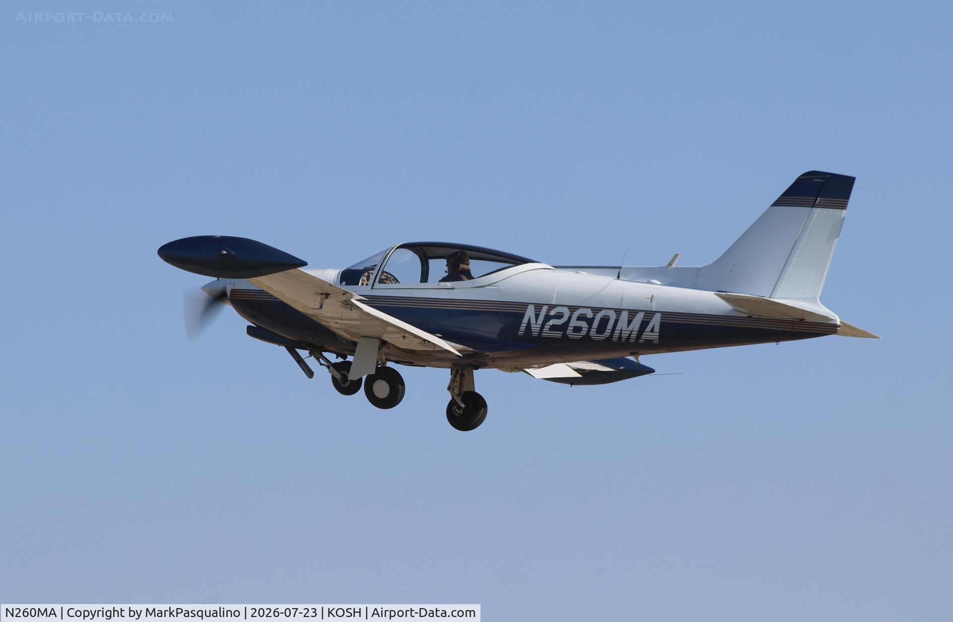 Aircraft N260MA, 1968 SIAI-Marchetti SF-260, c/n 115, SIAI-Marchetti SF-260, at KOSH, photo by MarkPasqualino
