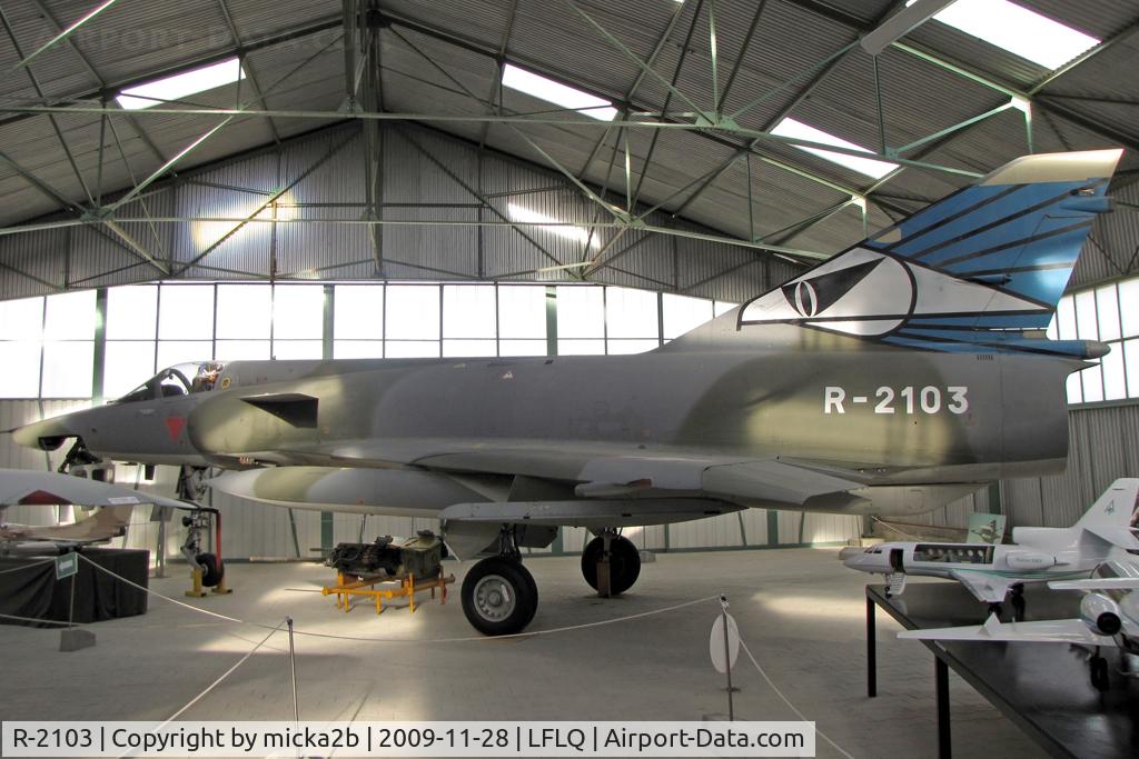 Aircraft R-2103, Dassault Mirage IIIRS, c/n 17-26-135/1028, Preserved, at LFLQ, photo by micka2b