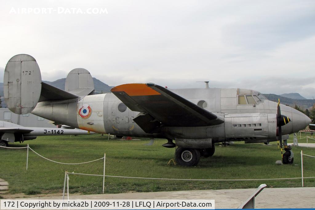 Aircraft 172, Dassault MD-312 Flamant, c/n 172, Preserved, at LFLQ, photo by micka2b