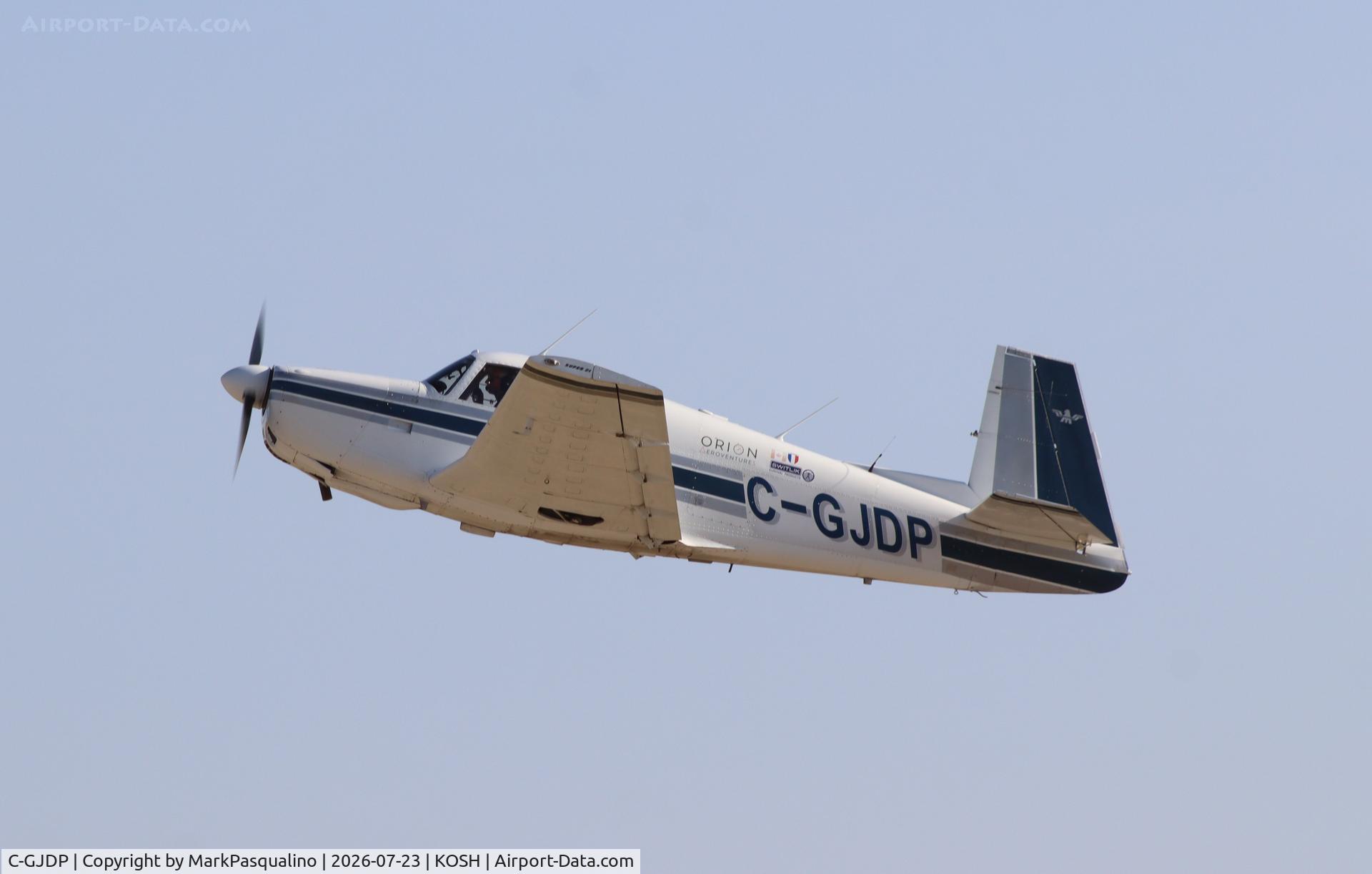 Aircraft C-GJDP, 1965 Mooney M20E, c/n 748, Mooney M20E, at KOSH, photo by MarkPasqualino