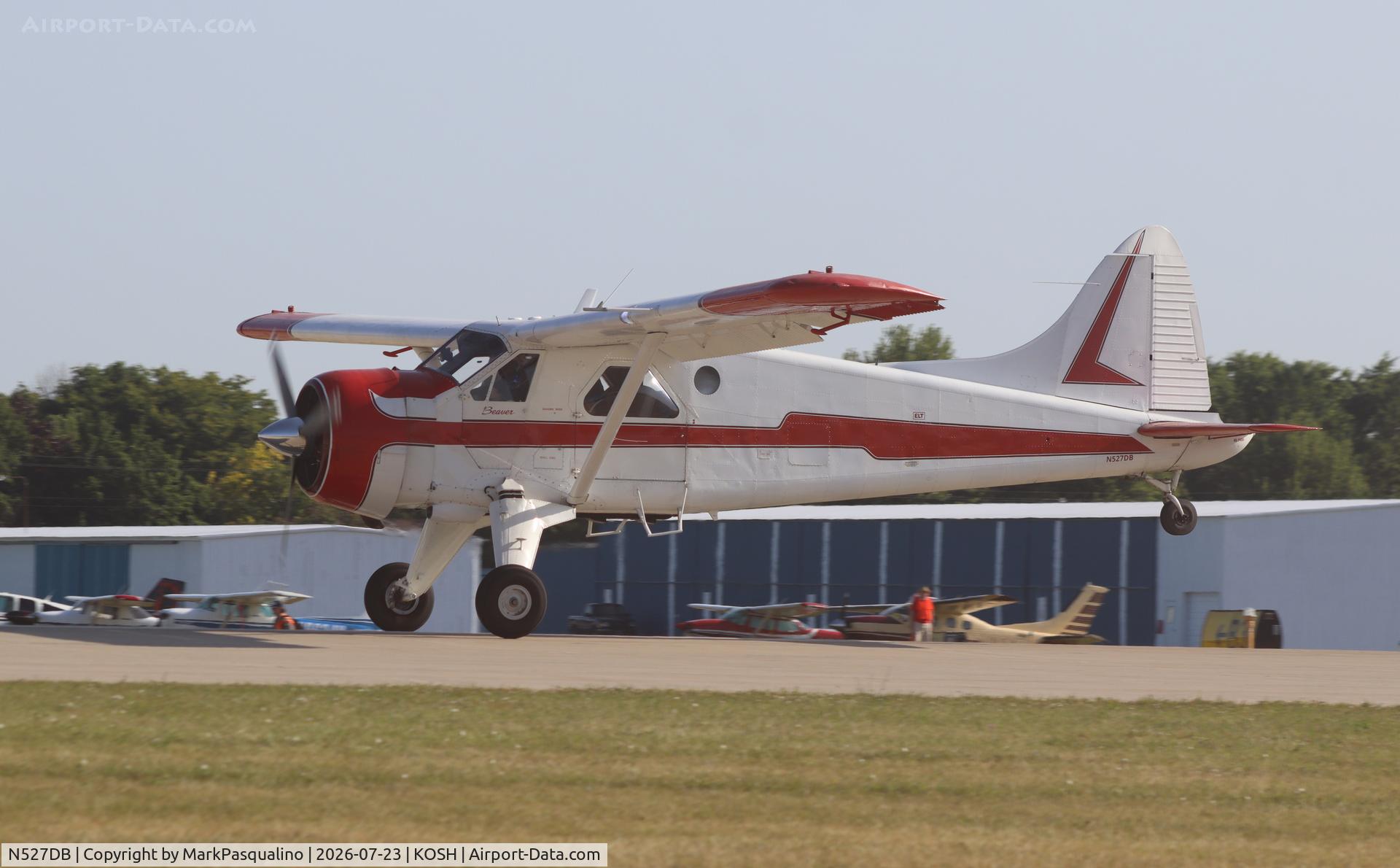 Aircraft N527DB, 1963 De Havilland DHC-2 Beaver Mk.1, c/n 1507, DHC-2 Beaver Mk.1, at KOSH, photo by MarkPasqualino