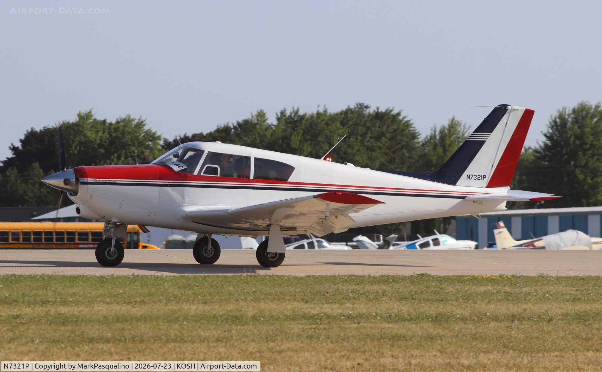 Aircraft N7321P, 1961 Piper PA-24-250 Comanche, c/n 24-2498, Piper PA-24-250, at KOSH, photo by MarkPasqualino