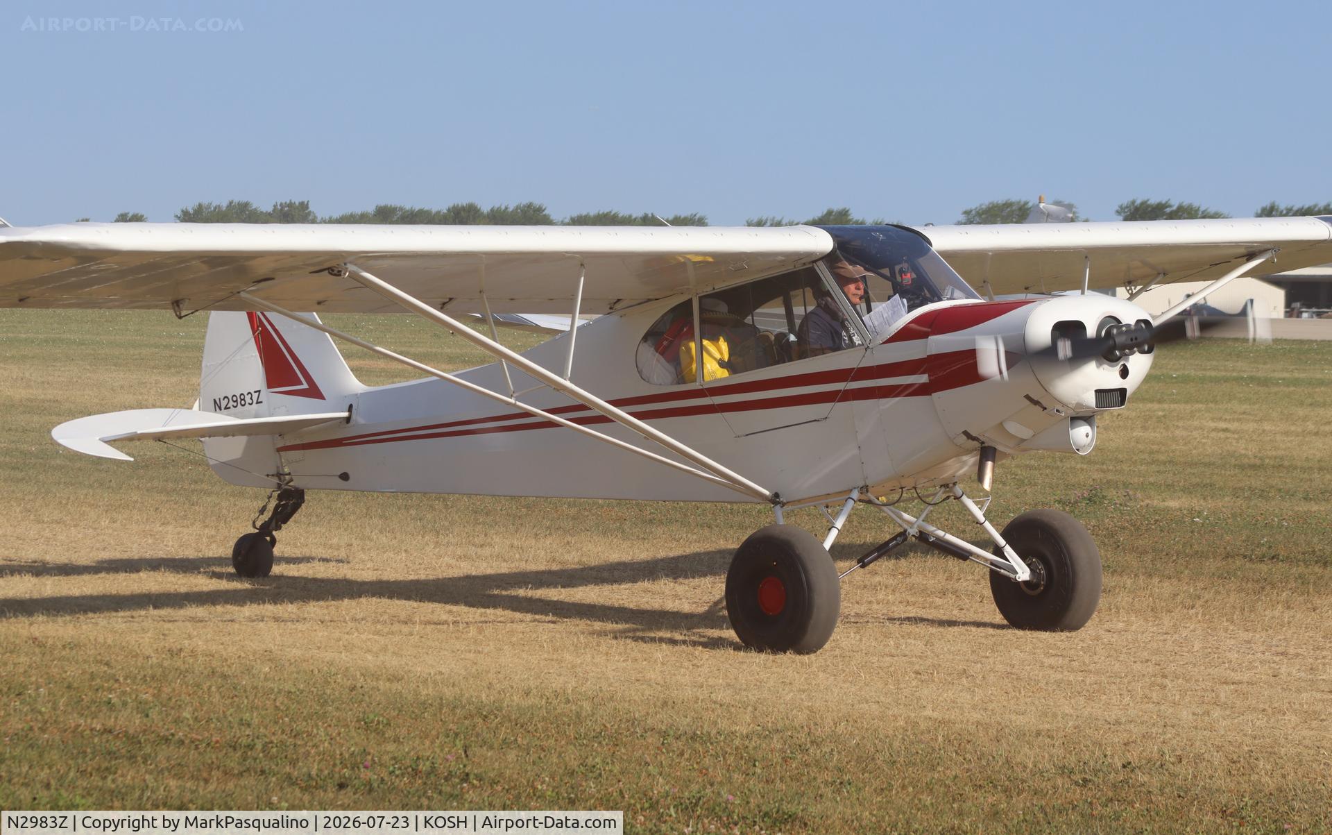 Aircraft N2983Z, 1959 Piper PA-18A 150 Super Cub, c/n 18-7094, Piper PA-18-150, at KOSH, photo by MarkPasqualino