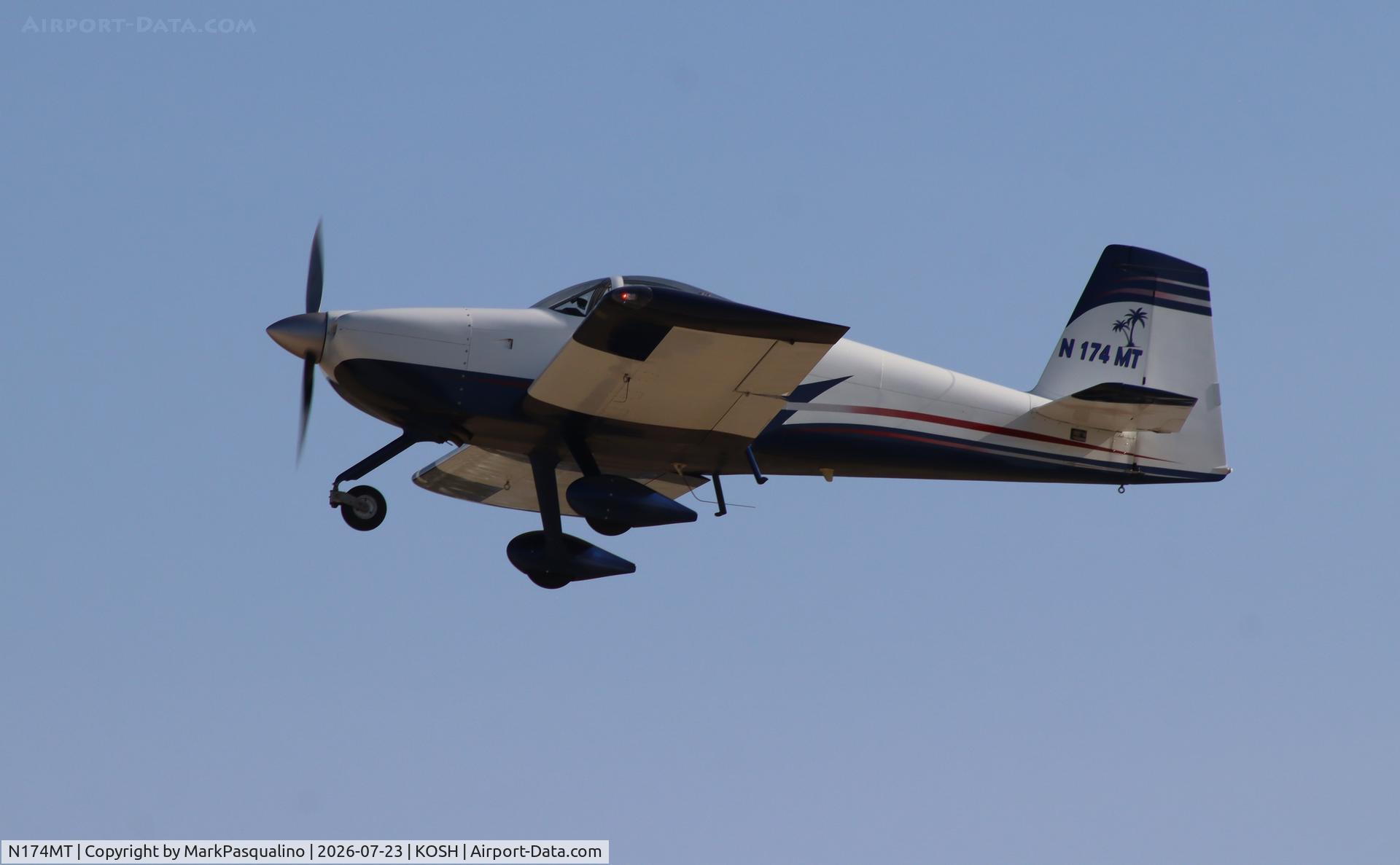 Aircraft N174MT, 2008 Vans RV-7A, c/n 72317, Vans RV-7A, at KOSH, photo by MarkPasqualino