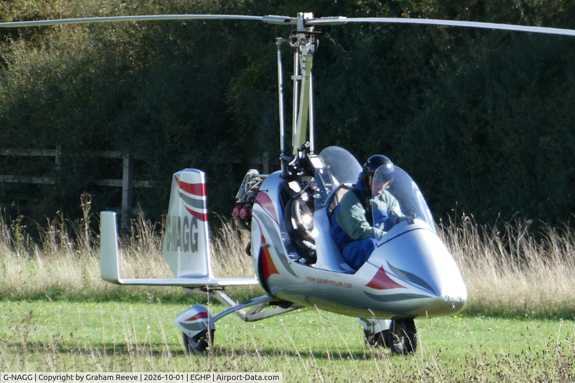 Aircraft G-NAGG, 2007 Rotorsport UK MT-03, c/n RSUK/MT-03/012, Departing from Popham., at EGHP, photo by Graham Reeve