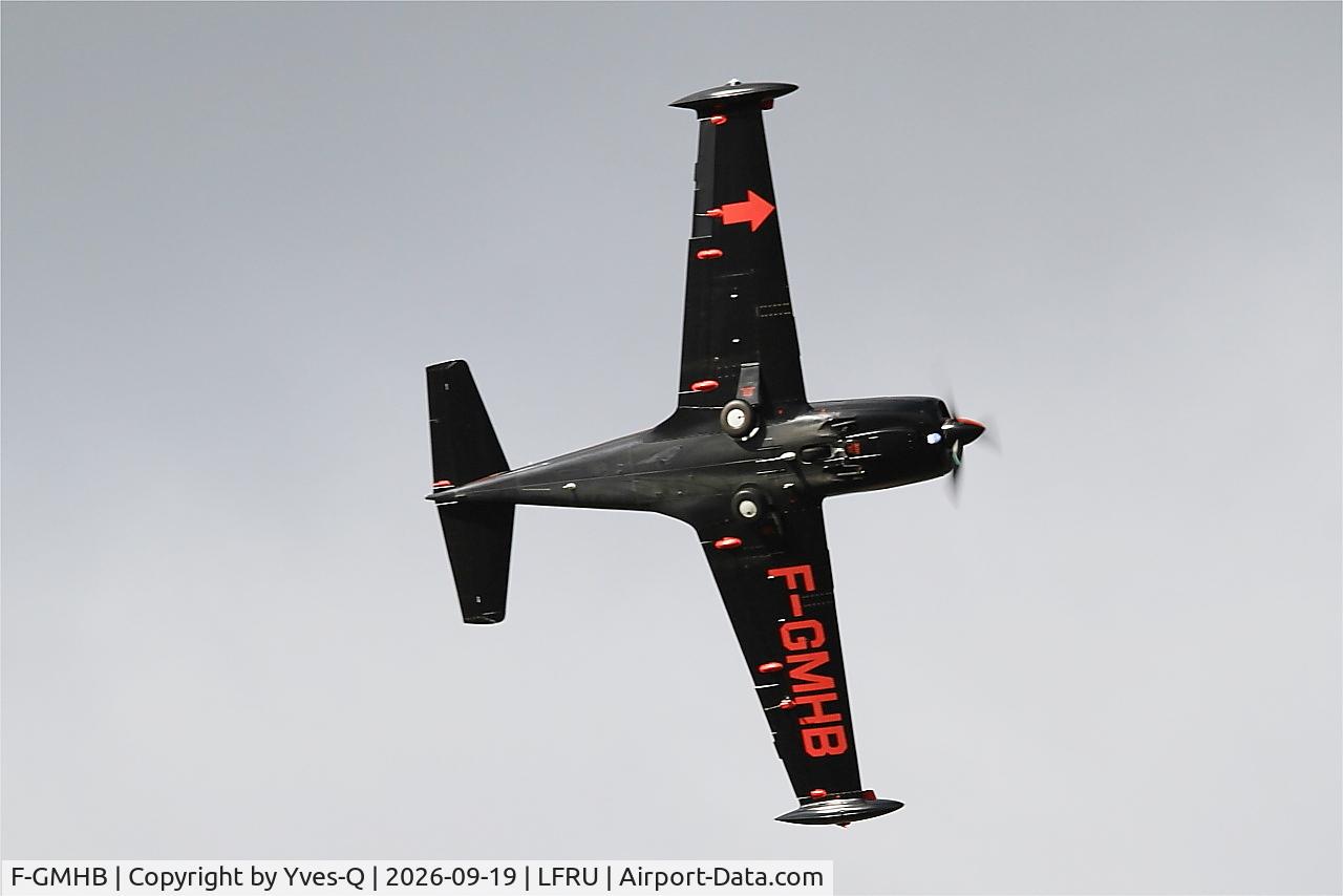 Aircraft F-GMHB, SIAI-Marchetti SF-260C, c/n 358, SIAI-Marchetti SF-260C, On display, Morlaix-Ploujean airport (LFRU-MXN), at LFRU, photo by Yves-Q