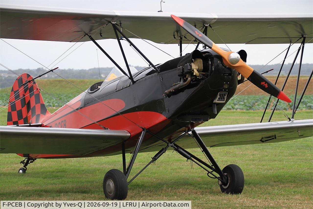Aircraft F-PCEB, Hatz CB-1, c/n 639, Hatz CB-1, Static display, Morlaix-Ploujean airport (LFRU-MXN), at LFRU, photo by Yves-Q