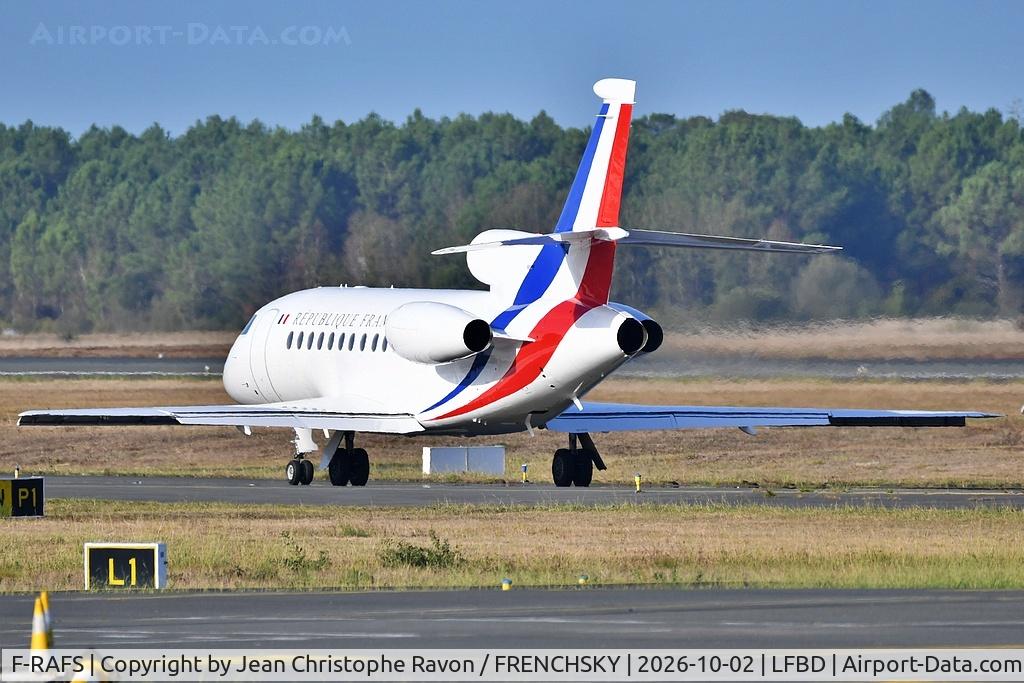 Aircraft F-RAFS, 2005 Dassault Aviation Falcon 900EX EASy, c/n 145, COTAM 1280, at LFBD, photo by Jean Christophe Ravon / FRENCHSKY