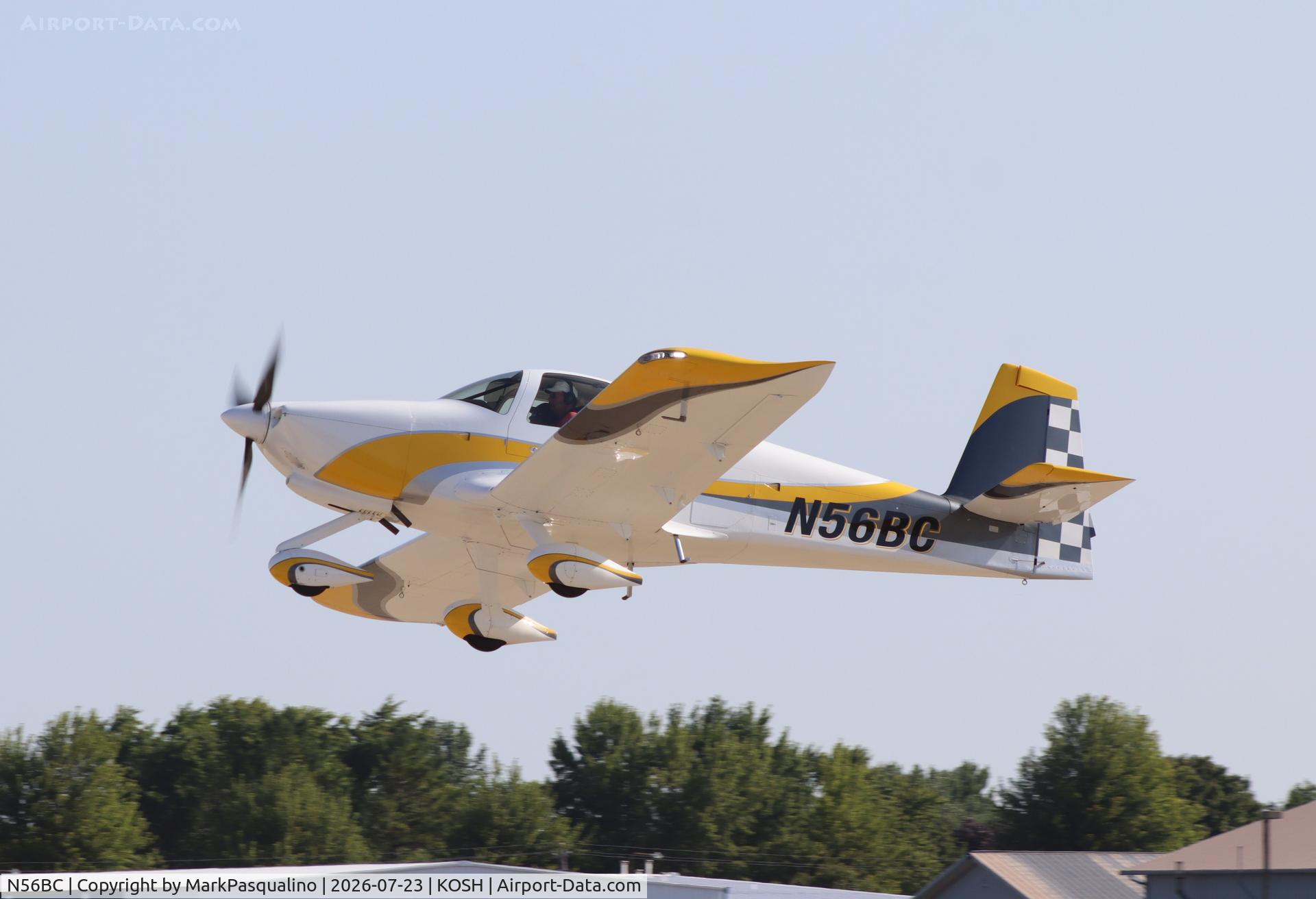 Aircraft N56BC, 2023 Van's RV10, c/n 42368, Vans RV-10, at KOSH, photo by MarkPasqualino