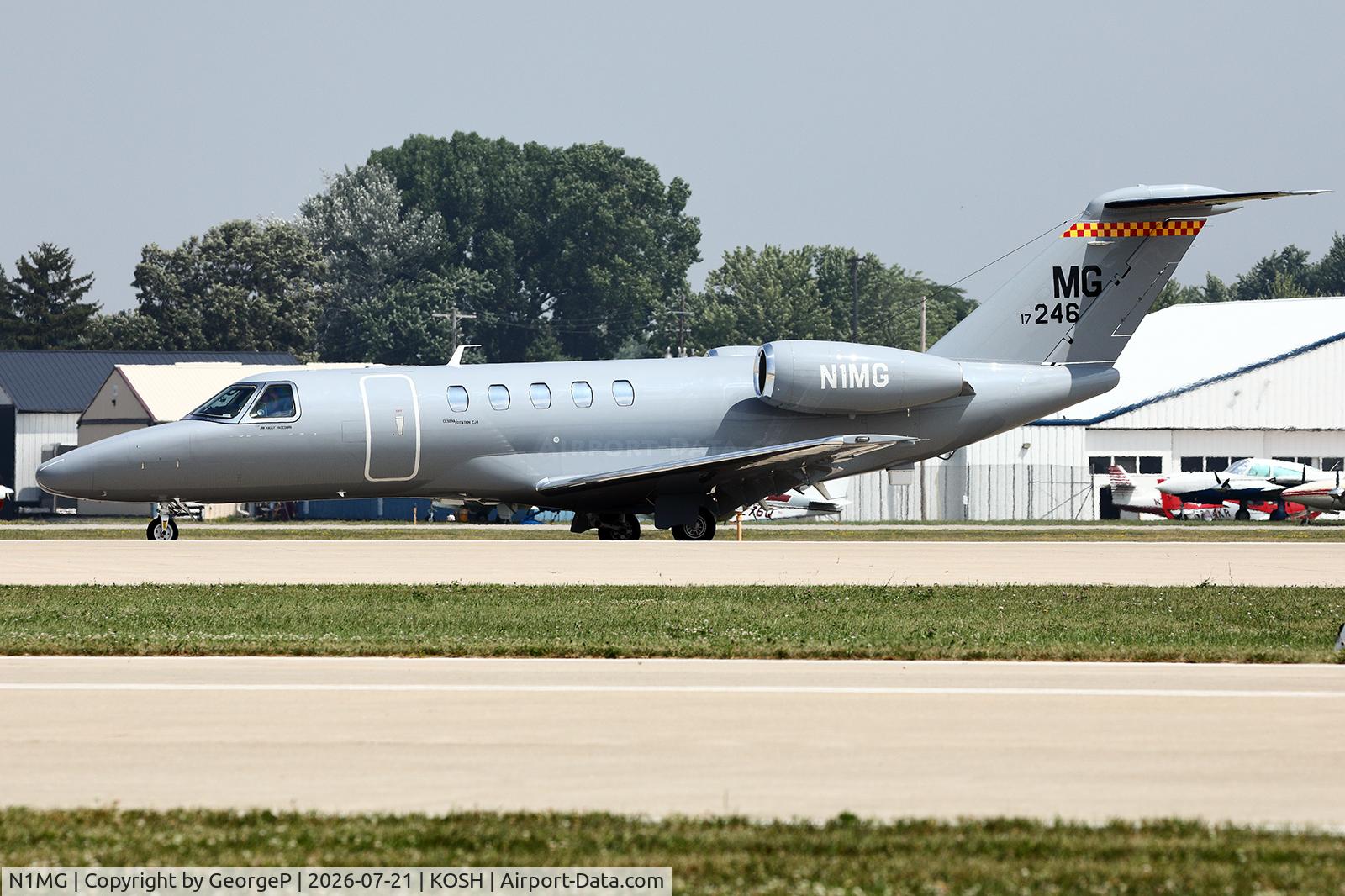 Aircraft N1MG, 2017 Cessna 525C CitationJet CJ4 CitationJet CJ4, c/n 525C-0246, Airventure 2026., at KOSH, photo by GeorgeP
