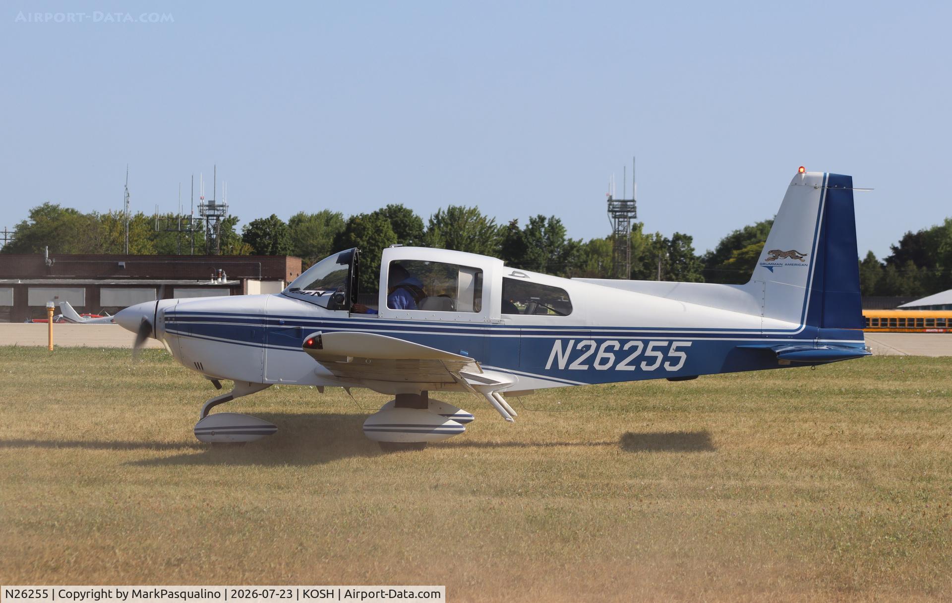 Aircraft N26255, 1977 Grumman American AA-5A Cheetah, c/n AA5A0485, Grumman American AA-5A, at KOSH, photo by MarkPasqualino