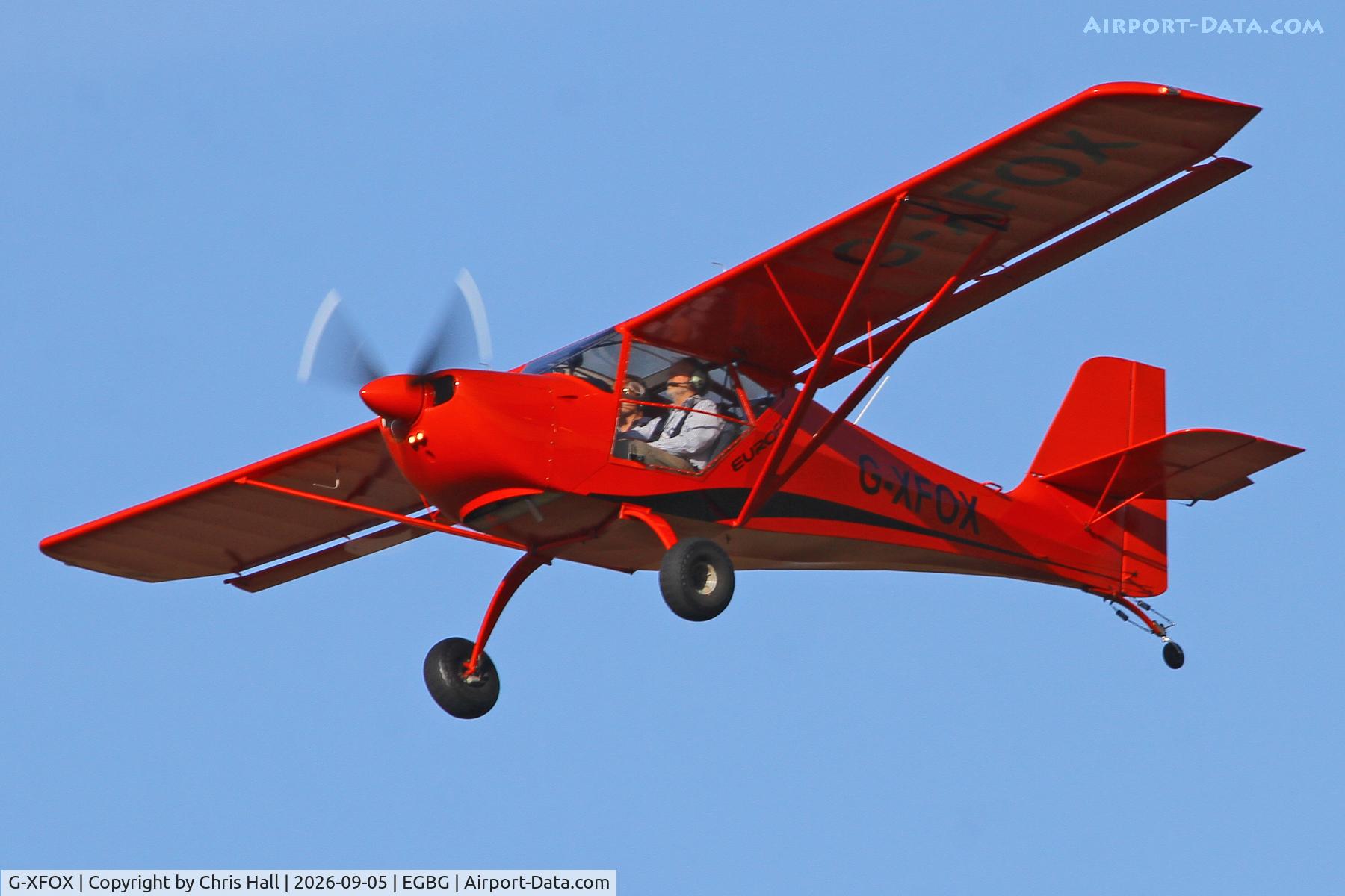 Aircraft G-XFOX, 2014 Eurofox 912(S), c/n LAA 376-15200, LAA 80th Anniversary Rally, at EGBG, photo by Chris Hall