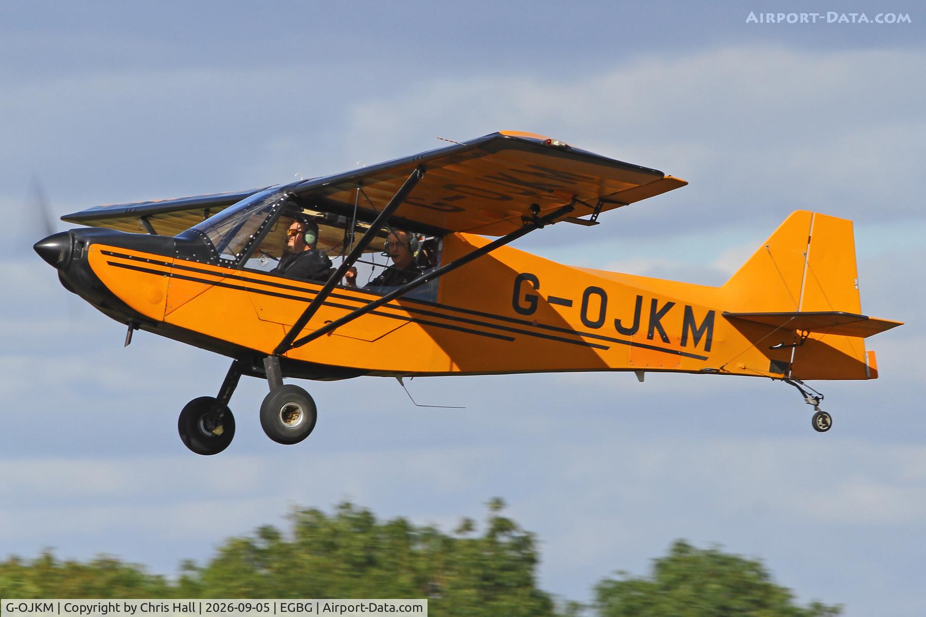 Aircraft G-OJKM, 2003 Rans S-7 Courier, c/n PFA 218-12982, LAA 80th Anniversary Rally, at EGBG, photo by Chris Hall