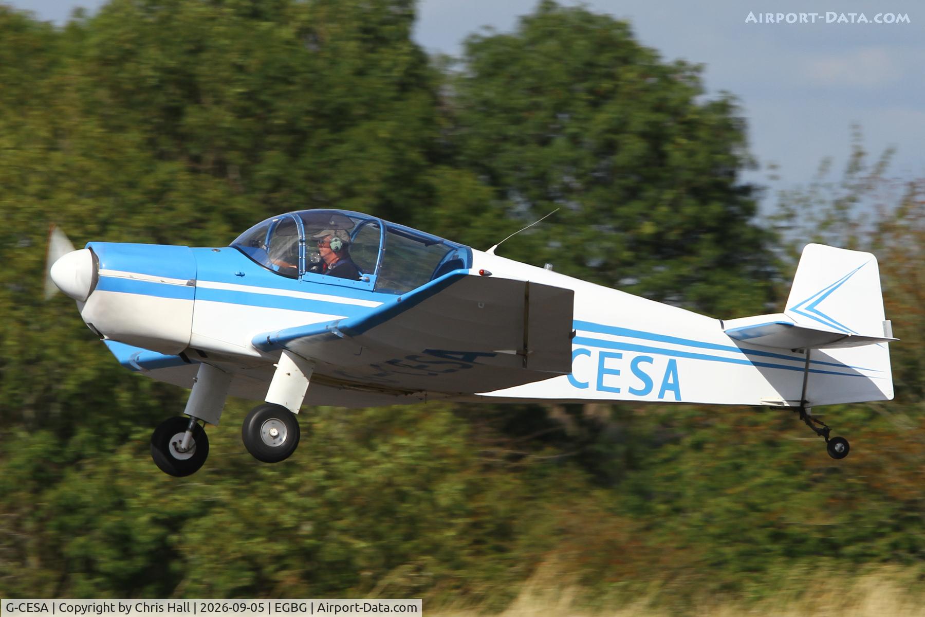 Aircraft G-CESA, 2009 Jodel DR-1050 Ambassadeur, c/n PFA 304-13753, LAA 80th Anniversary Rally, at EGBG, photo by Chris Hall