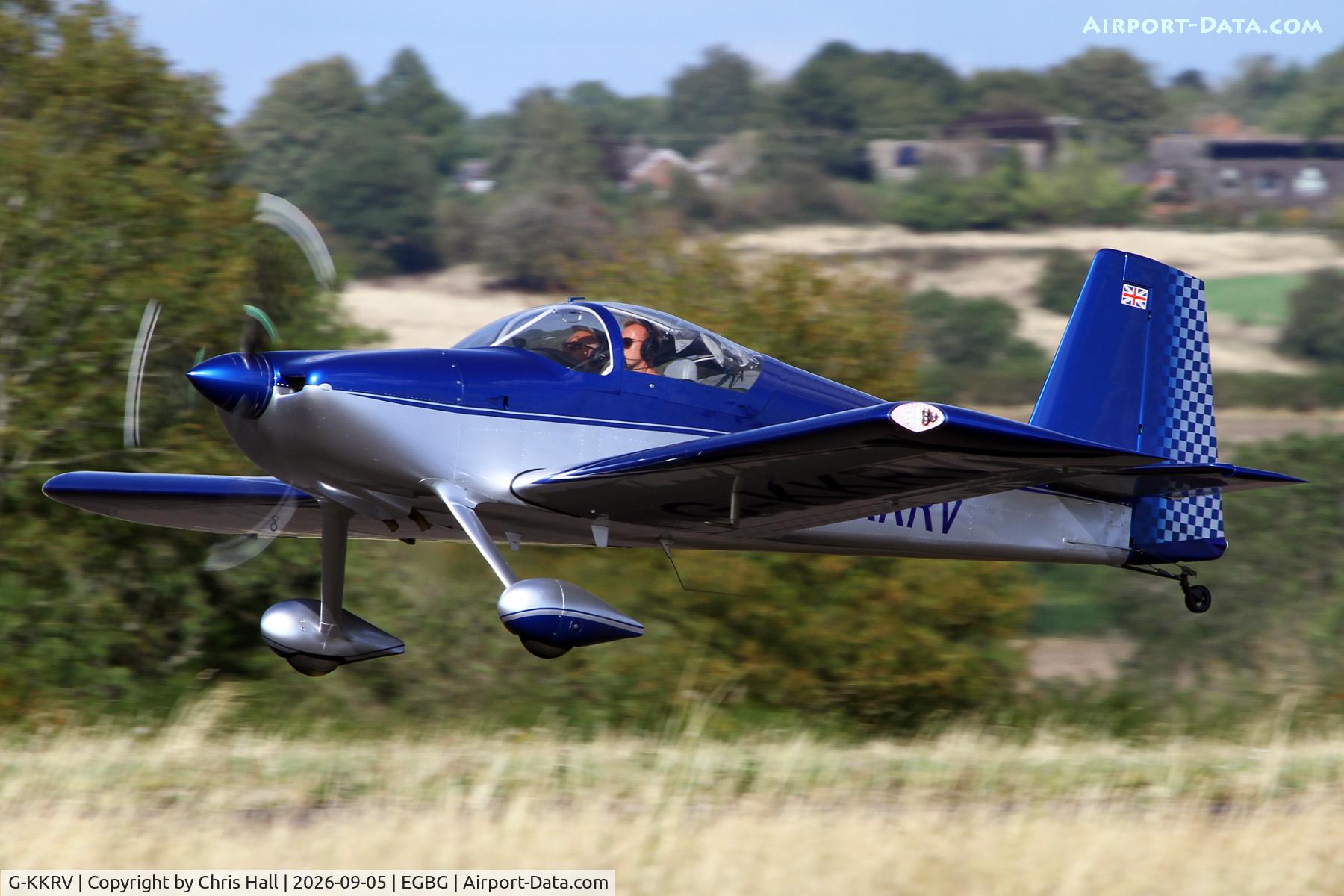 Aircraft G-KKRV, 2024 Van's RV-7, c/n LAA 323-15718, LAA 80th Anniversary Rally, at EGBG, photo by Chris Hall