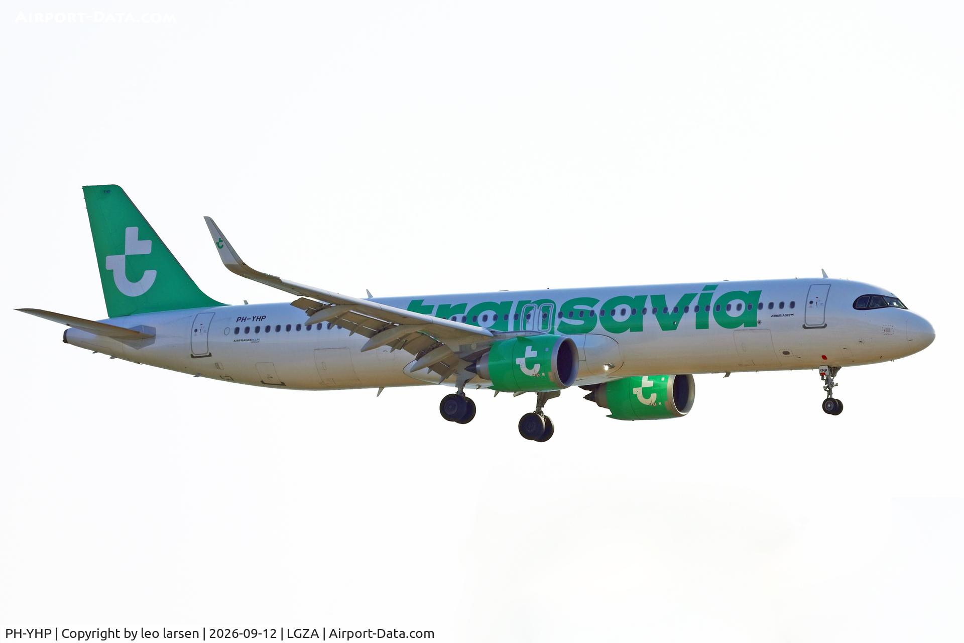 Aircraft PH-YHP, 2025 Airbus A321-251NX, c/n 13049, Zakynthos 12.9.2026, at LGZA, photo by leo larsen