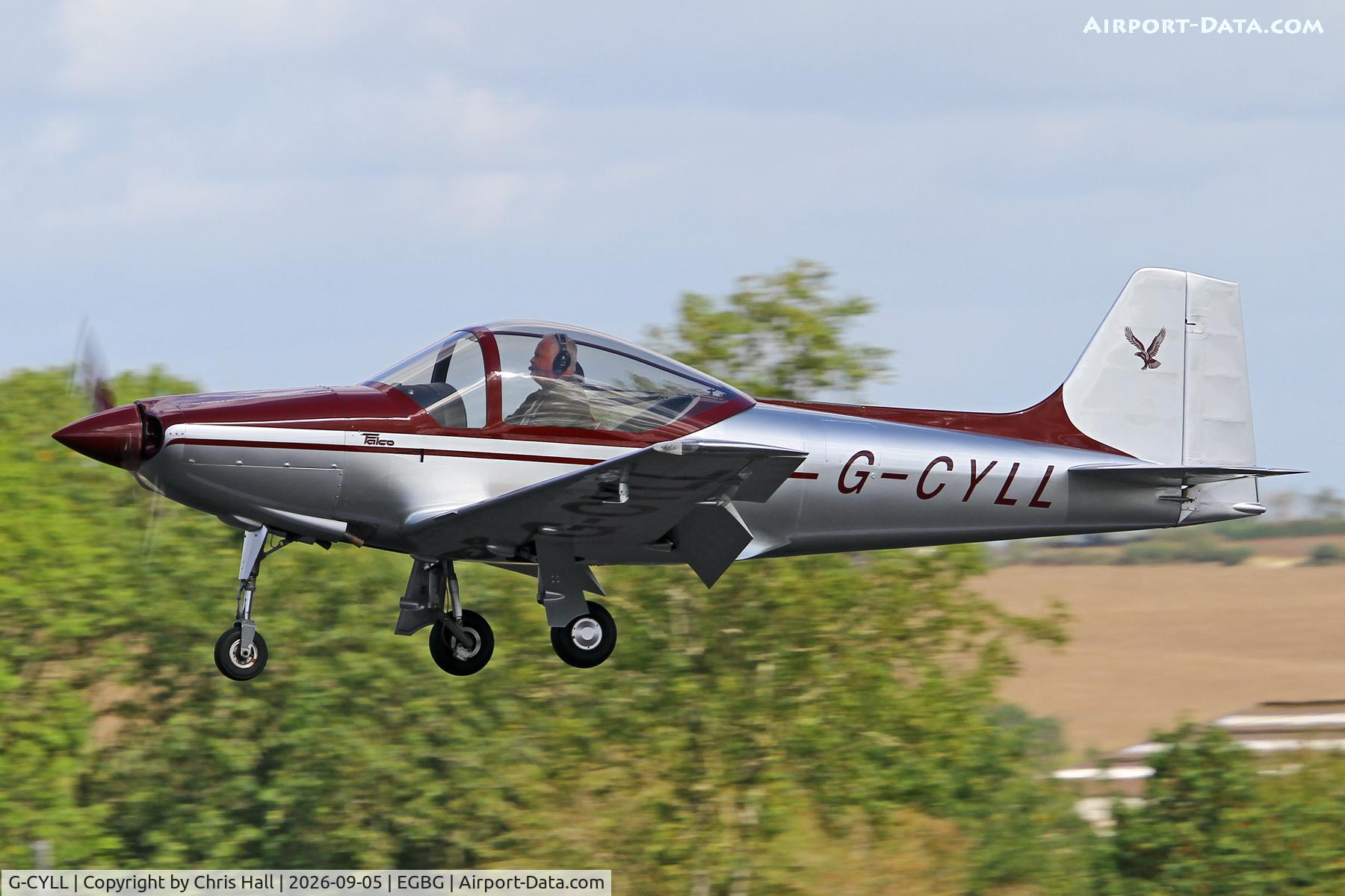 Aircraft G-CYLL, 2006 Sequoia F-8L, c/n PFA 100-14572, LAA 80th Anniversary Rally, at EGBG, photo by Chris Hall