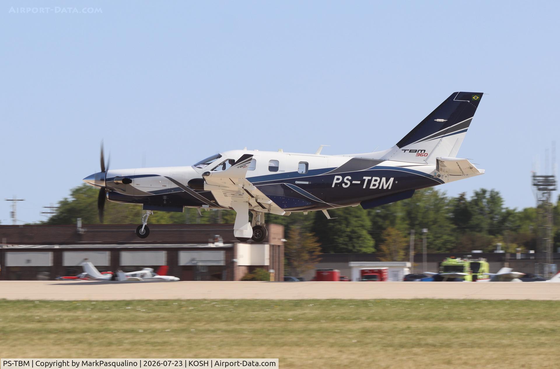 Aircraft PS-TBM, 2023 Daher TBM-960, c/n 1475, Daher TBM-960, at KOSH, photo by MarkPasqualino