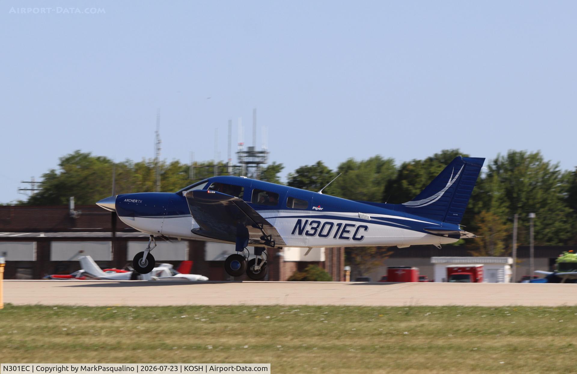 Aircraft N301EC, 2025 Piper PA-28-181, c/n 2881980, Piper PA-28-181, at KOSH, photo by MarkPasqualino