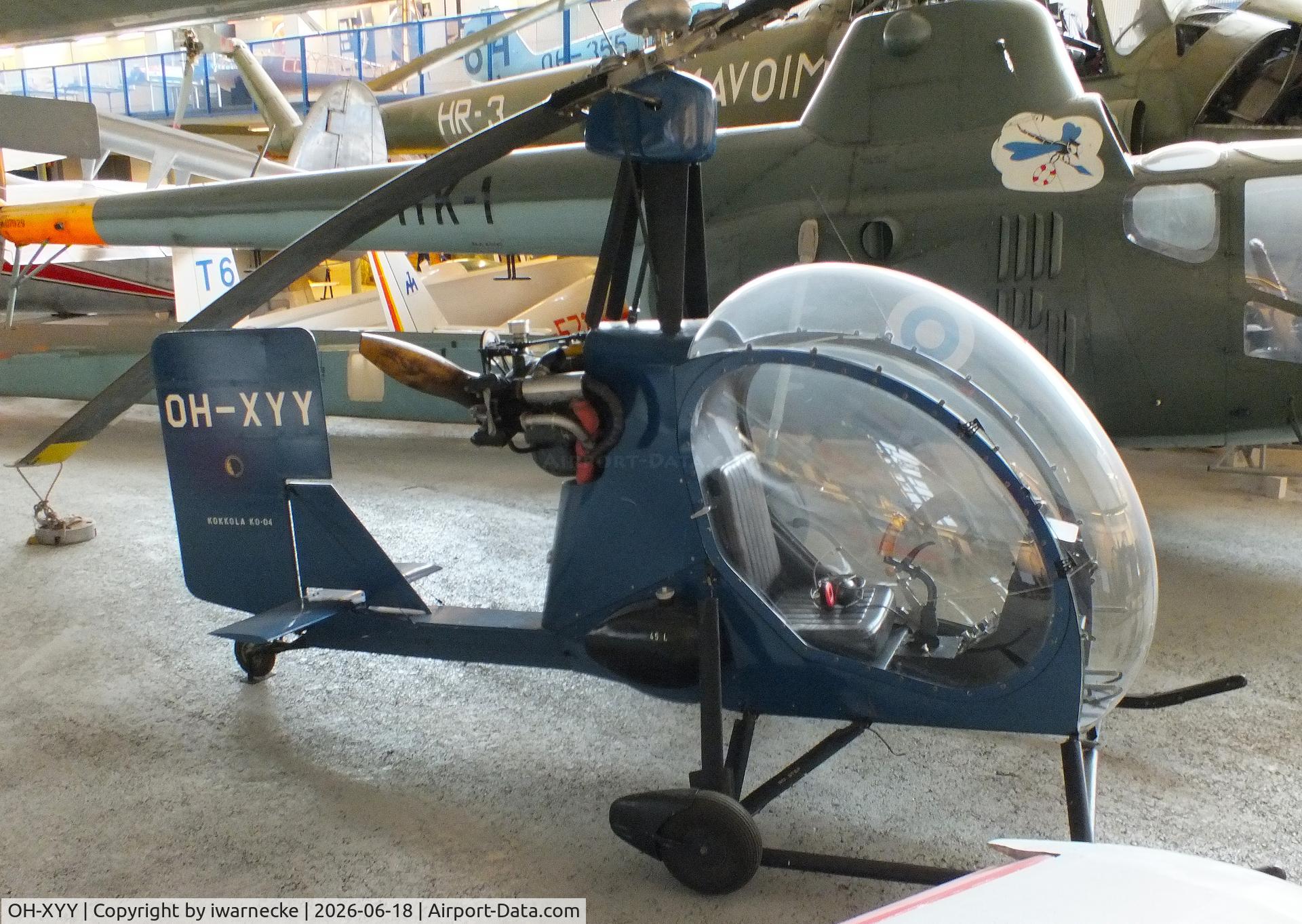 Aircraft OH-XYY, 1969 Kokkola Ko-04 Super Upstart, c/n 01, Kokkola Ko-04 Super Upstart at the Suomen Ilmailumuseo (Finnish Aviation Museum), Vantaa, photo by iwarnecke