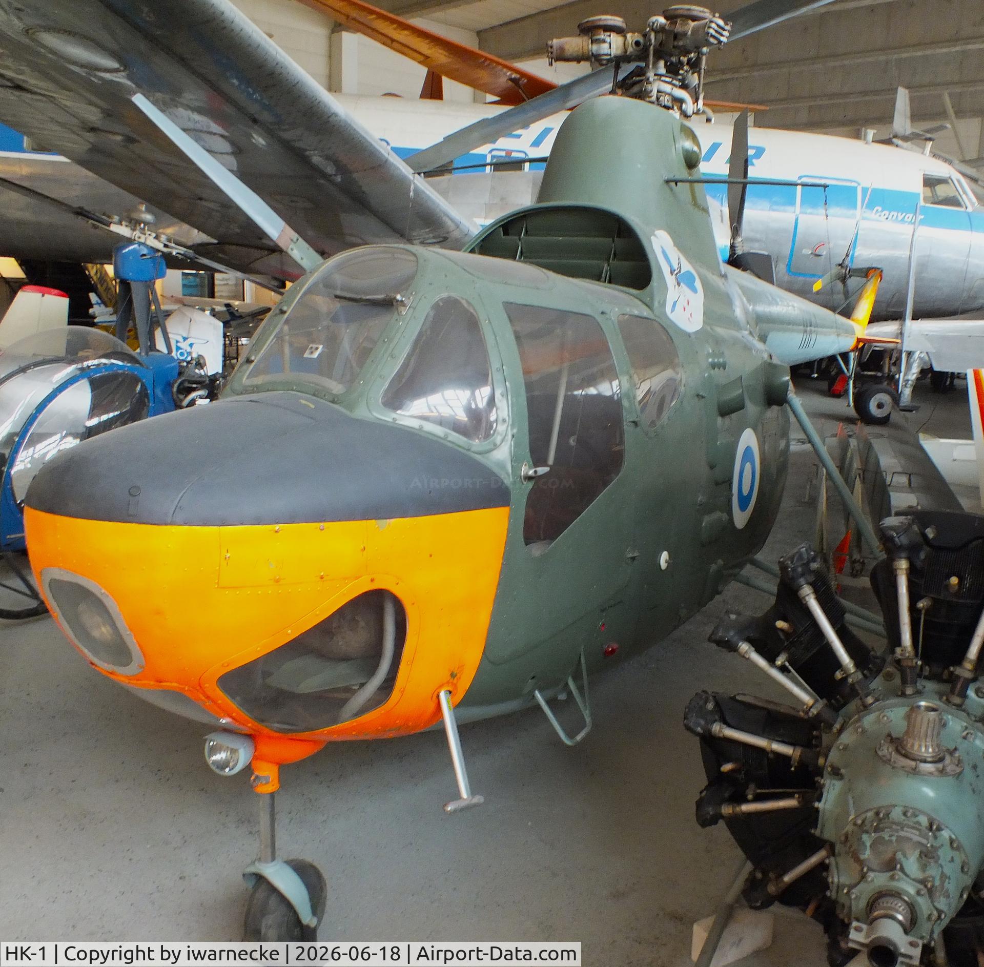 Aircraft HK-1, 1960 PZL-Swidnik SM-1-600, c/n A07029, PZL-Swidnik SM-1SZ (Mil Mi-1U HARE) at the Suomen Ilmailumuseo (Finnish Aviation Museum), Vantaa, photo by iwarnecke