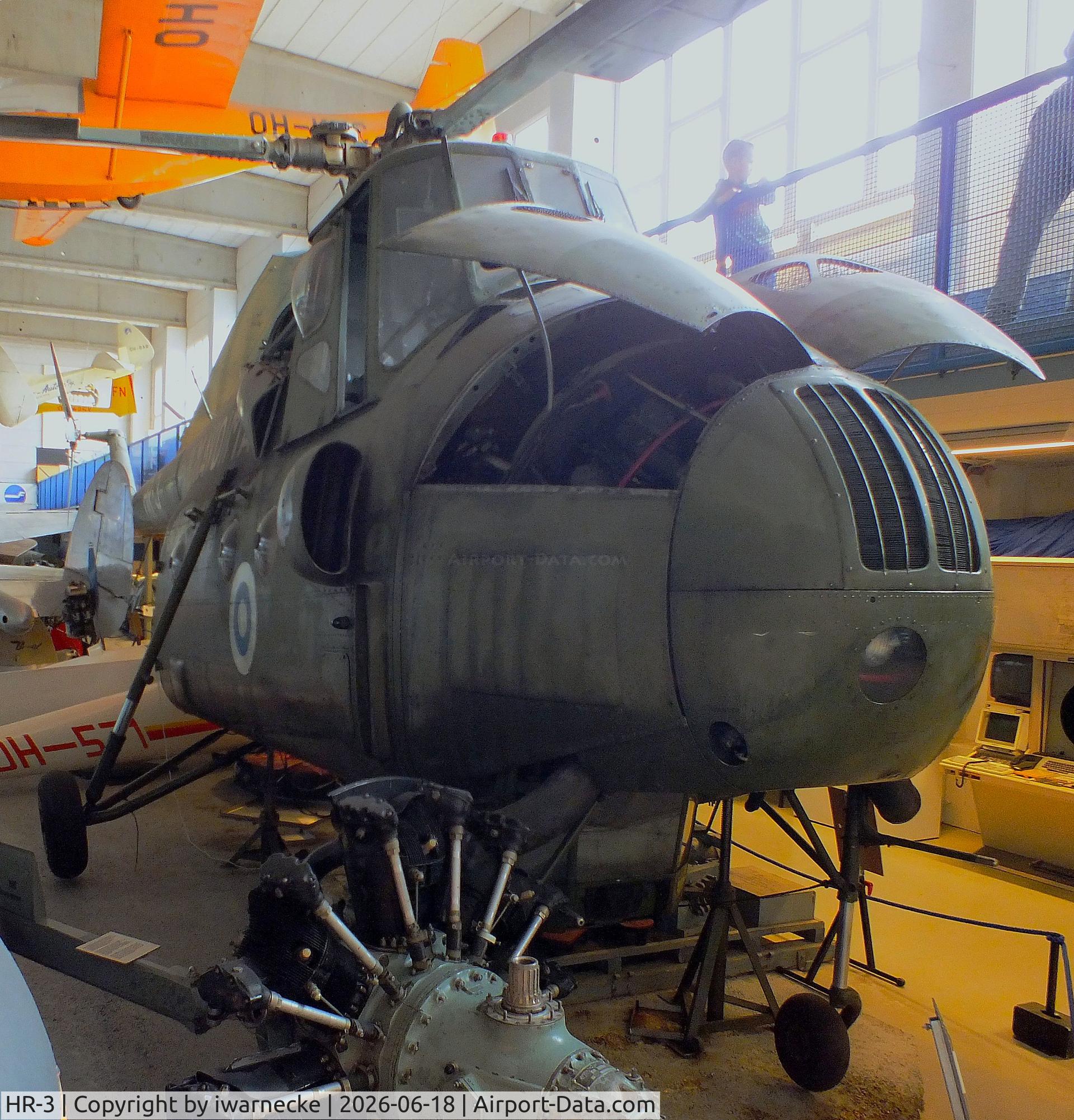 Aircraft HR-3, 1961 Mil Mi-4 Hound, c/n 09114, Mil Mi-4A HOUND-A at the Suomen Ilmailumuseo (Finnish Aviation Museum), Vantaa, photo by iwarnecke