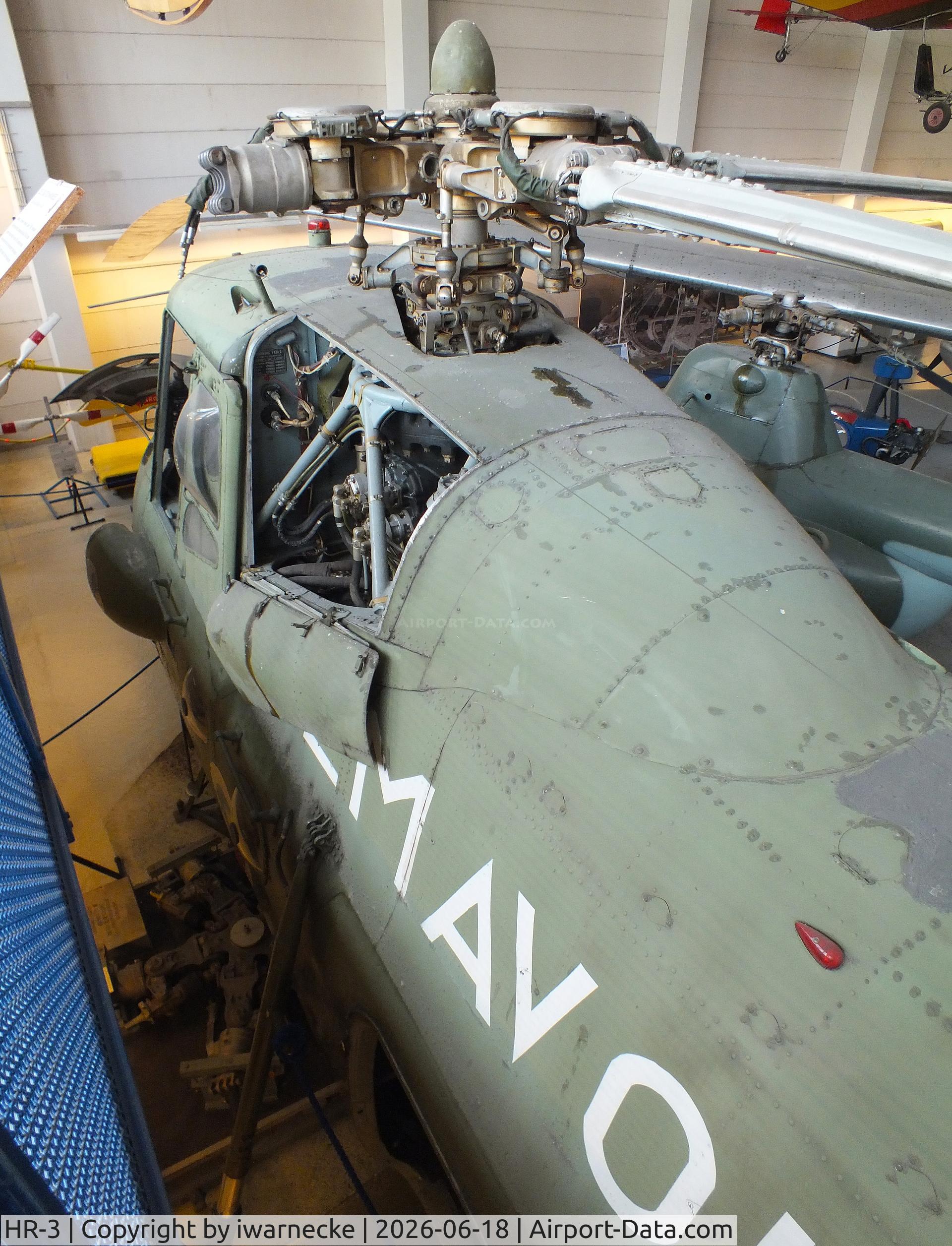 Aircraft HR-3, 1961 Mil Mi-4 Hound, c/n 09114, Mil Mi-4A HOUND-A at the Suomen Ilmailumuseo (Finnish Aviation Museum), Vantaa, photo by iwarnecke