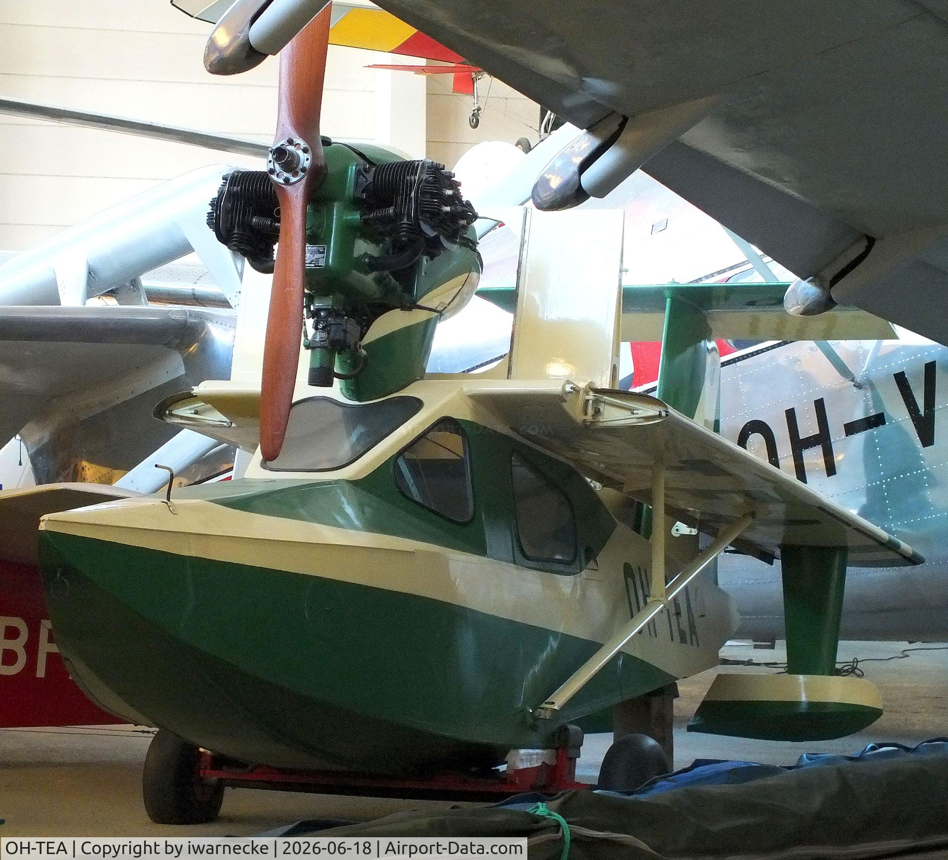 Aircraft OH-TEA, 1948 Ecklund TE-1b, c/n 1, Ecklund TE-1b at the Suomen Ilmailumuseo (Finnish Aviation Museum), Vantaa, photo by iwarnecke