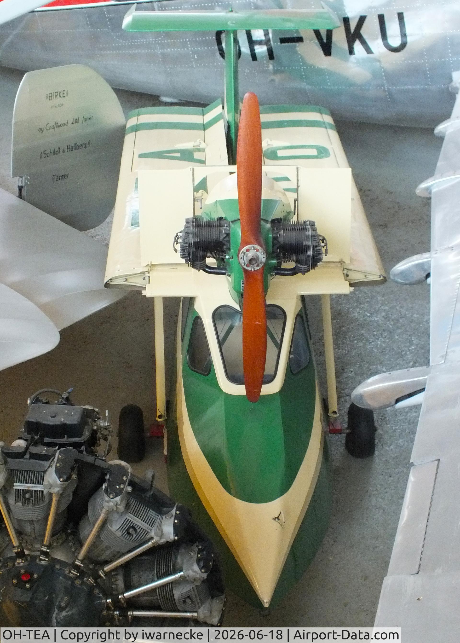 Aircraft OH-TEA, 1948 Ecklund TE-1b, c/n 1, Ecklund TE-1b at the Suomen Ilmailumuseo (Finnish Aviation Museum), Vantaa, photo by iwarnecke