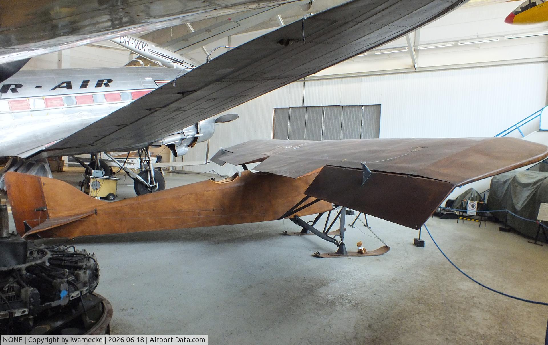 Aircraft NONE, 1926 Atle R. Blomqvist / Emil Nyberg Monoplane, c/n 01, Atle R Blomqvist / Emil Nyberg 1926 Monoplane at the Suomen Ilmailumuseo (Finnish Aviation Museum), Vantaa, photo by iwarnecke