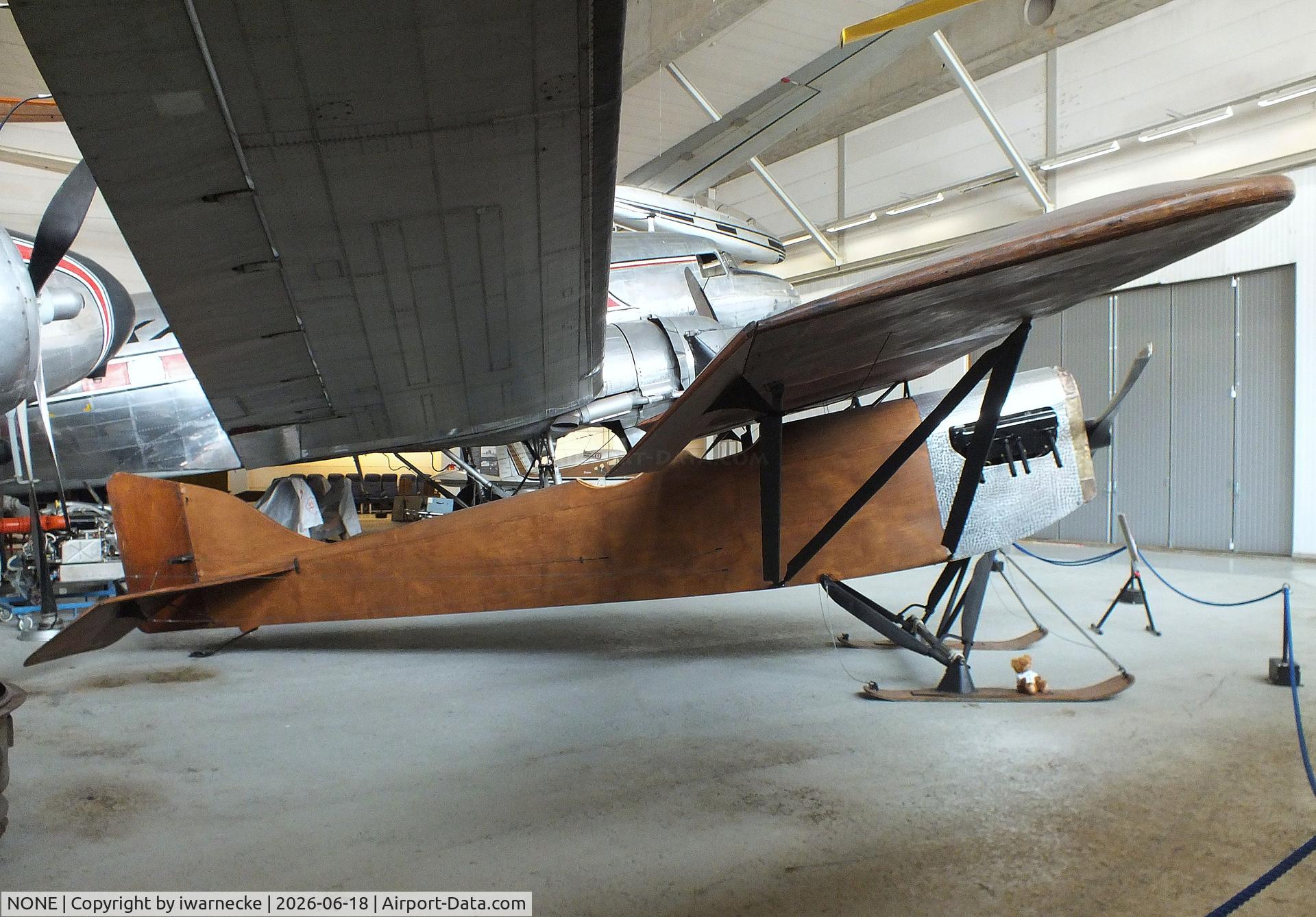 Aircraft NONE, 1926 Atle R. Blomqvist / Emil Nyberg Monoplane, c/n 01, Atle R Blomqvist / Emil Nyberg 1926 Monoplane at the Suomen Ilmailumuseo (Finnish Aviation Museum), Vantaa, photo by iwarnecke
