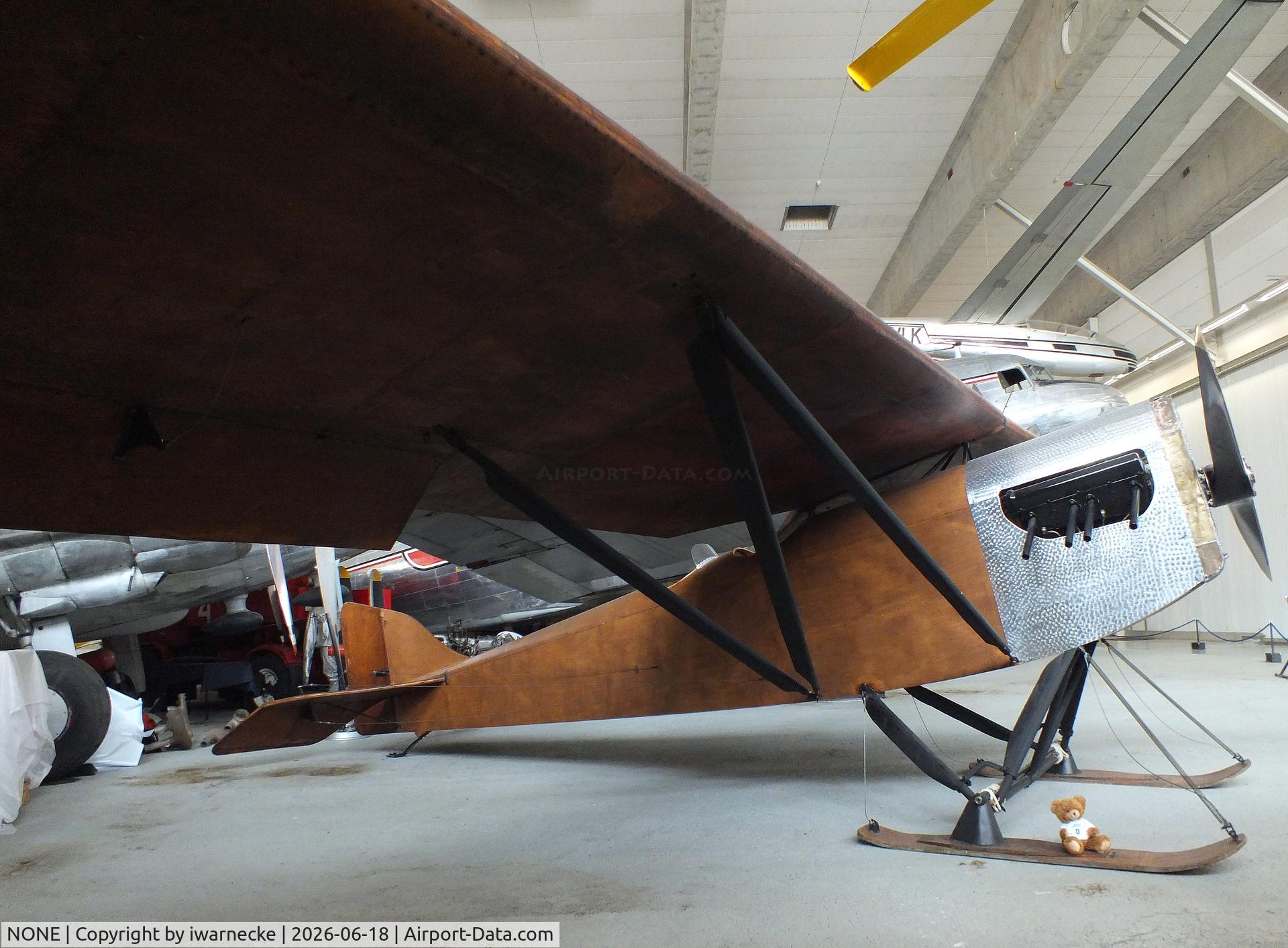 Aircraft NONE, 1926 Atle R. Blomqvist / Emil Nyberg Monoplane, c/n 01, Atle R Blomqvist / Emil Nyberg 1926 Monoplane at the Suomen Ilmailumuseo (Finnish Aviation Museum), Vantaa, photo by iwarnecke