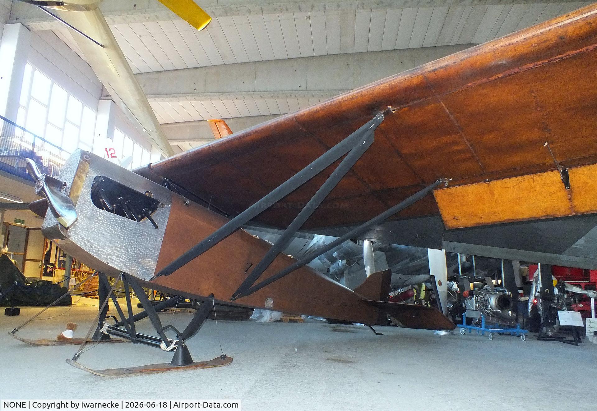 Aircraft NONE, 1926 Atle R. Blomqvist / Emil Nyberg Monoplane, c/n 01, Atle R Blomqvist / Emil Nyberg 1926 Monoplane at the Suomen Ilmailumuseo (Finnish Aviation Museum), Vantaa, photo by iwarnecke