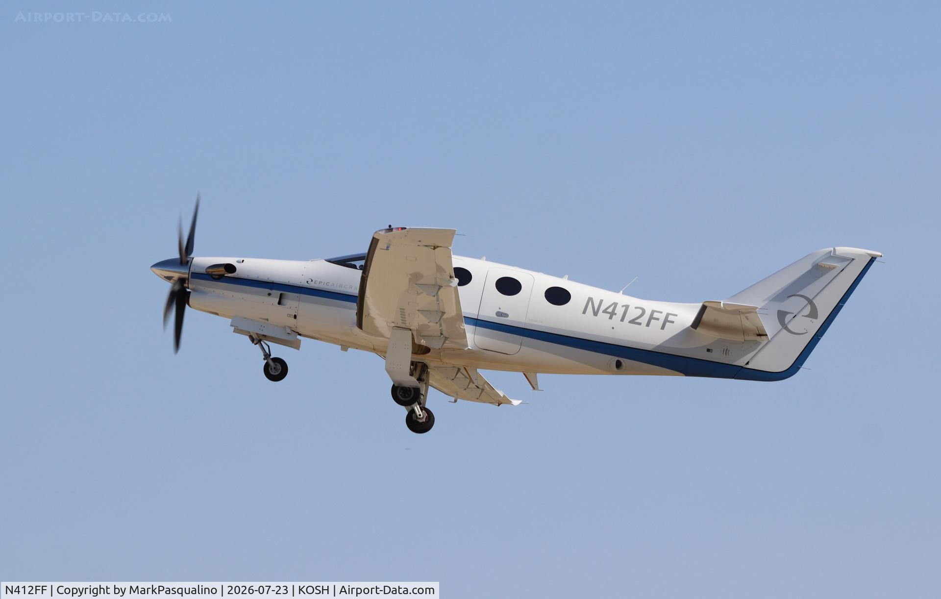 Aircraft N412FF, 2022 Epic Aircraft E1000, c/n K024, Epic Aircraft E1000, at KOSH, photo by MarkPasqualino