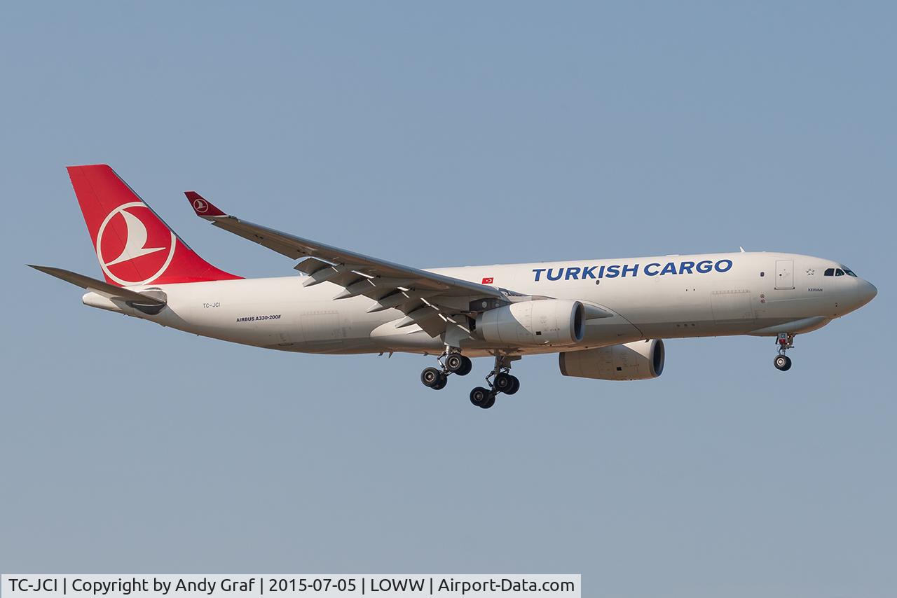 Aircraft TC-JCI, 2013 Airbus A330-243F, c/n 1442, Turkish Cargo A330-200F, at LOWW, photo by Andy Graf