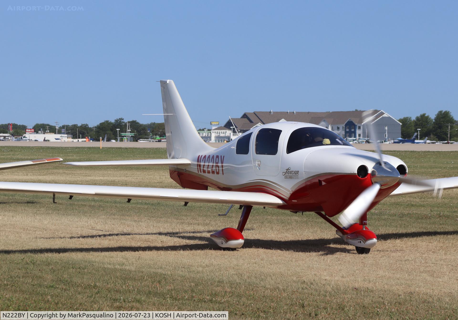 Aircraft N222BY, 2004 Lancair LC41-550FG, c/n 41022, Lancair LC41-550FG, at KOSH, photo by MarkPasqualino