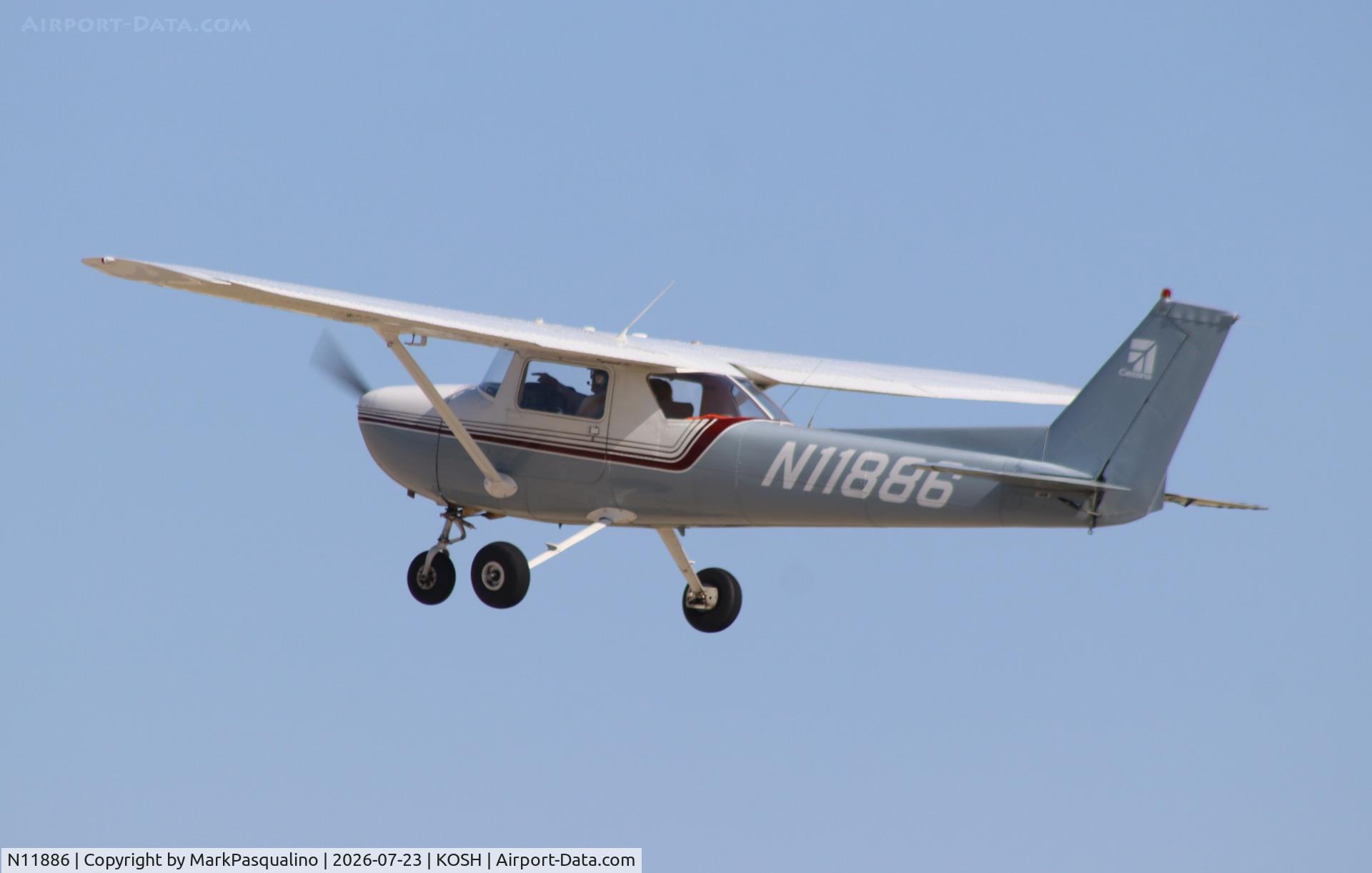 Aircraft N11886, 1974 Cessna 150L, c/n 15075688, Cessna 150L, at KOSH, photo by MarkPasqualino
