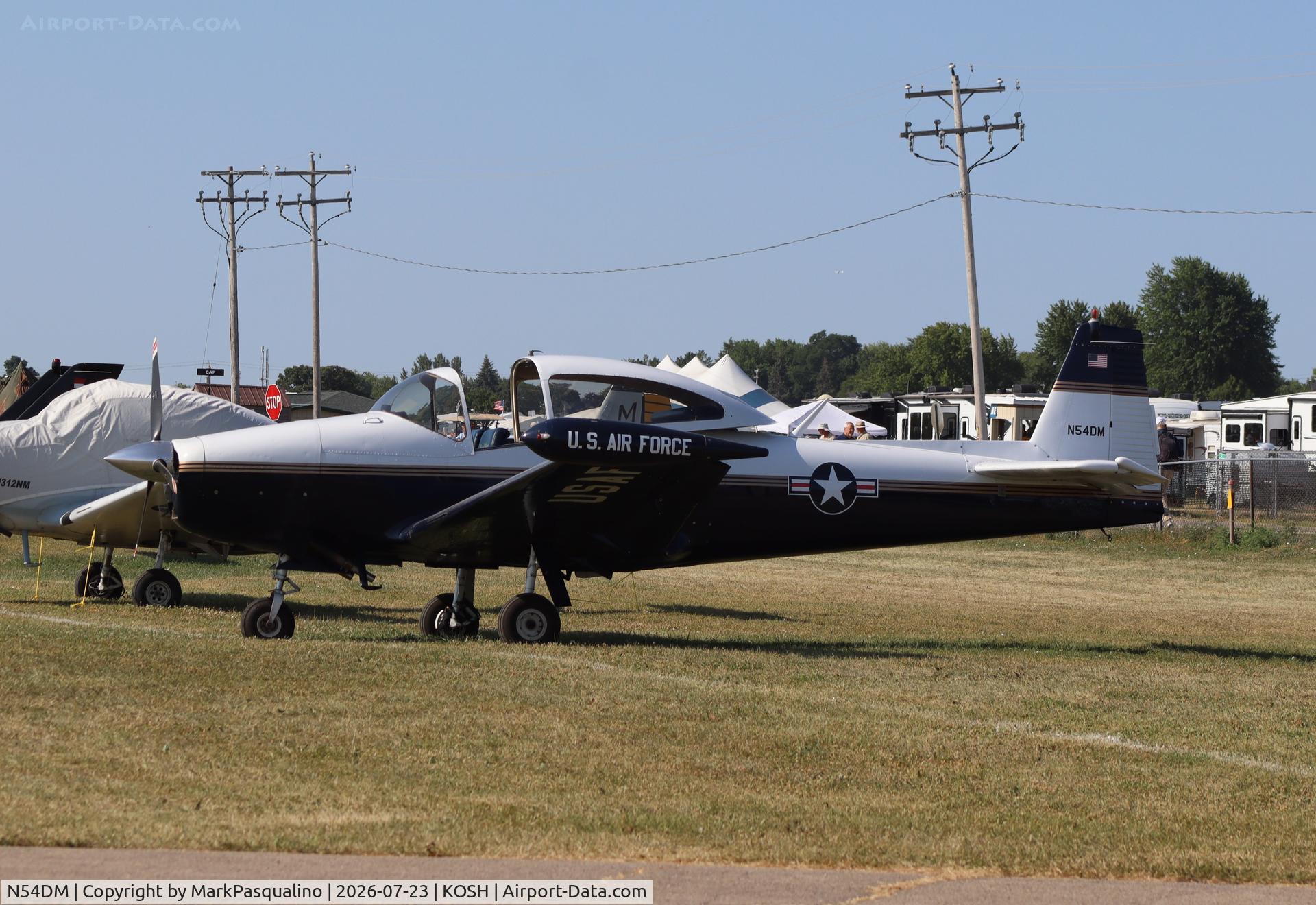 Aircraft N54DM, 1950 Ryan NAVION A, c/n NAV-4-2010, Ryan Navion A, at KOSH, photo by MarkPasqualino