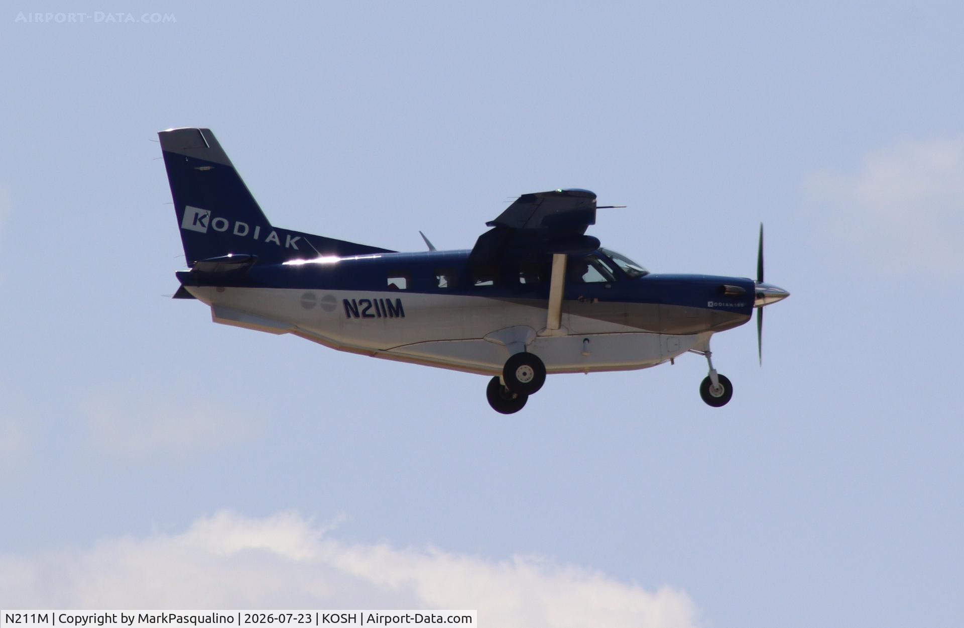 Aircraft N211M, 2017 Quest Aircraft Kodiak 100, c/n 100-0211, Quest Aircraft Kodiak 100, at KOSH, photo by MarkPasqualino