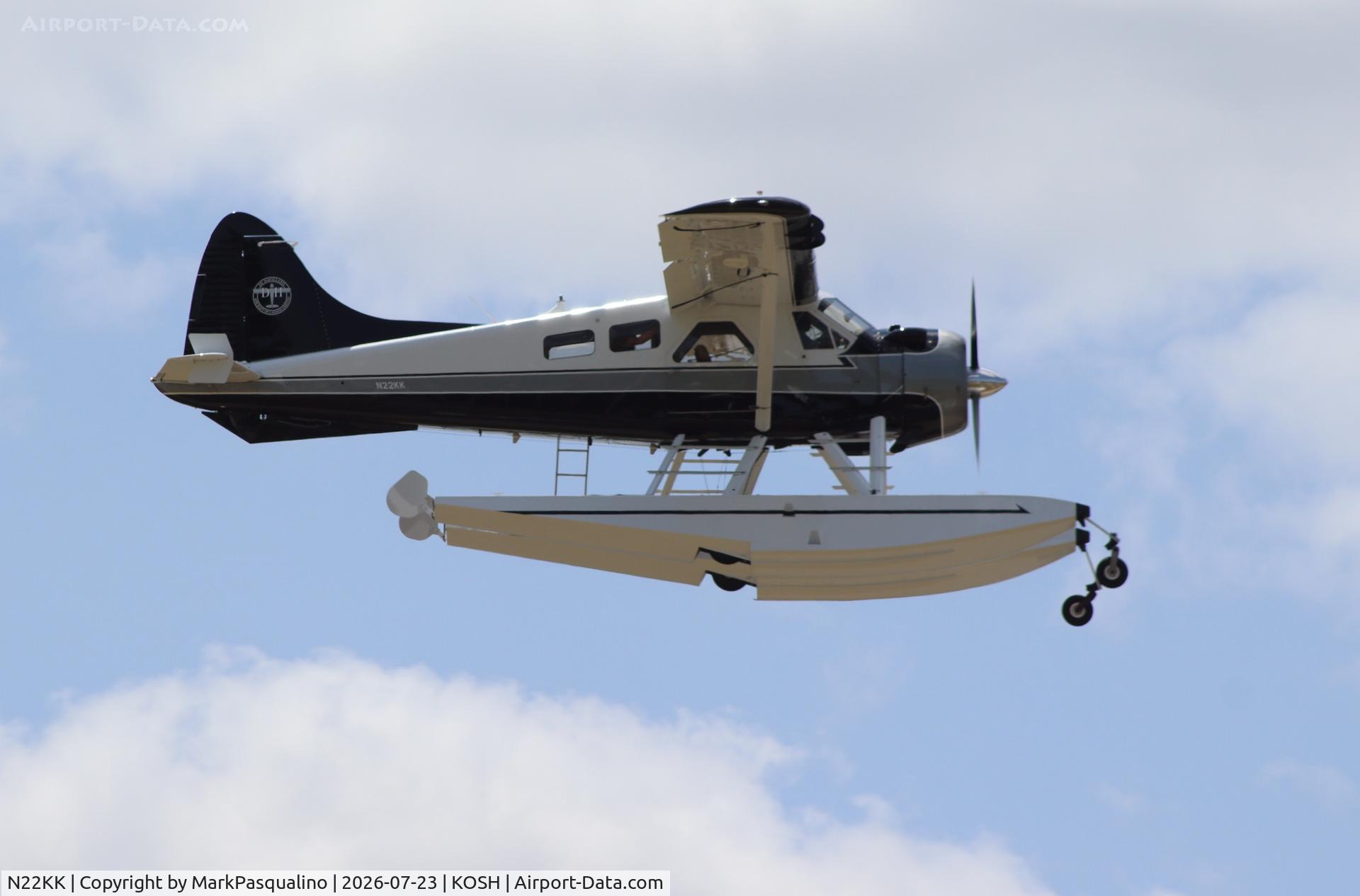 Aircraft N22KK, 1960 De Havilland Canada DHC-2 Beaver Mk.1, c/n 1600, DHC-2 Beaver MK.1, at KOSH, photo by MarkPasqualino