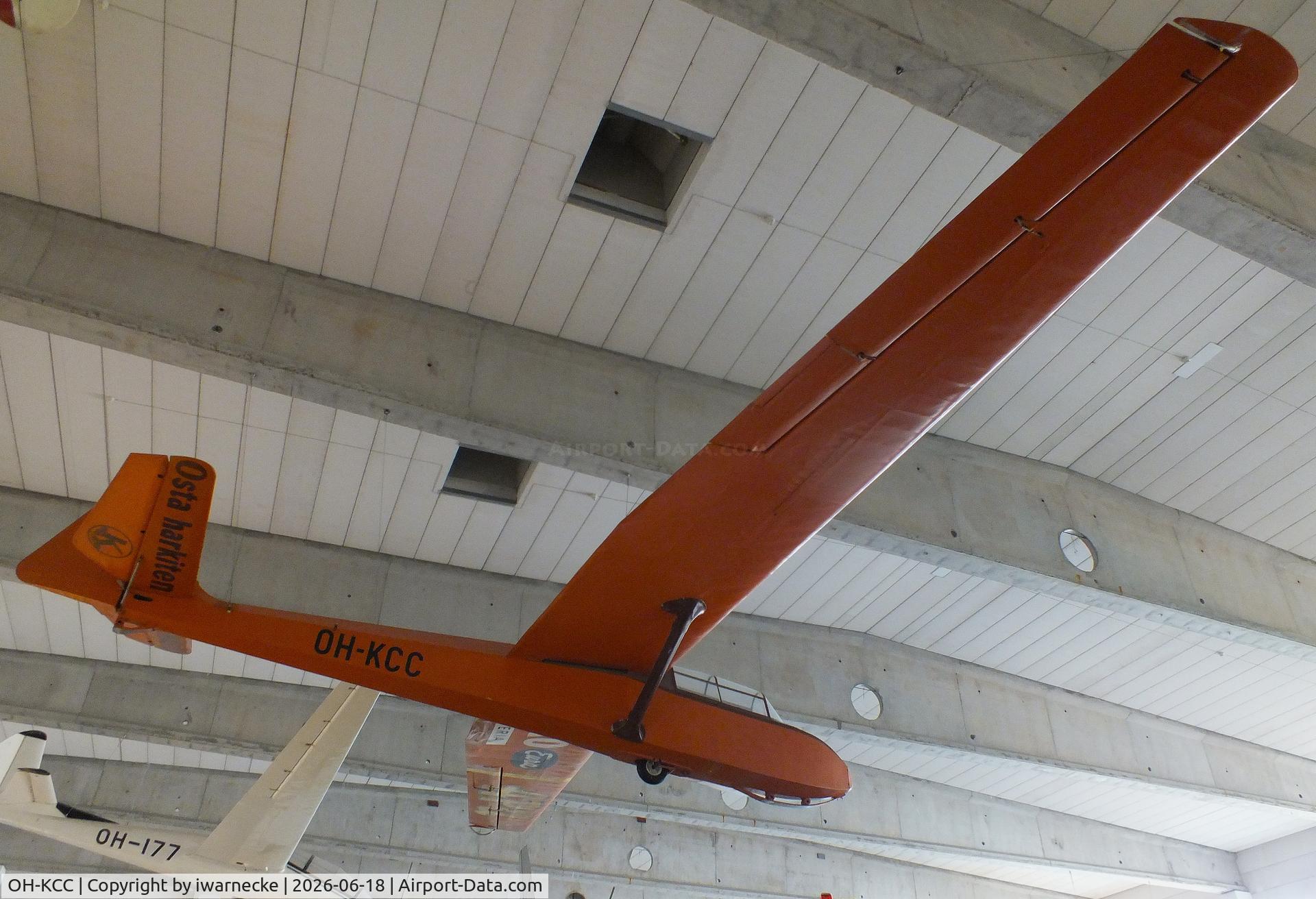 Aircraft OH-KCC, PZL-Bielsko SZD-10bis Czapla, c/n W-51, PZL-Bielsko SZD-10bis Czapla at the Suomen Ilmailumuseo (Finnish Aviation Museum), Vantaa, photo by iwarnecke