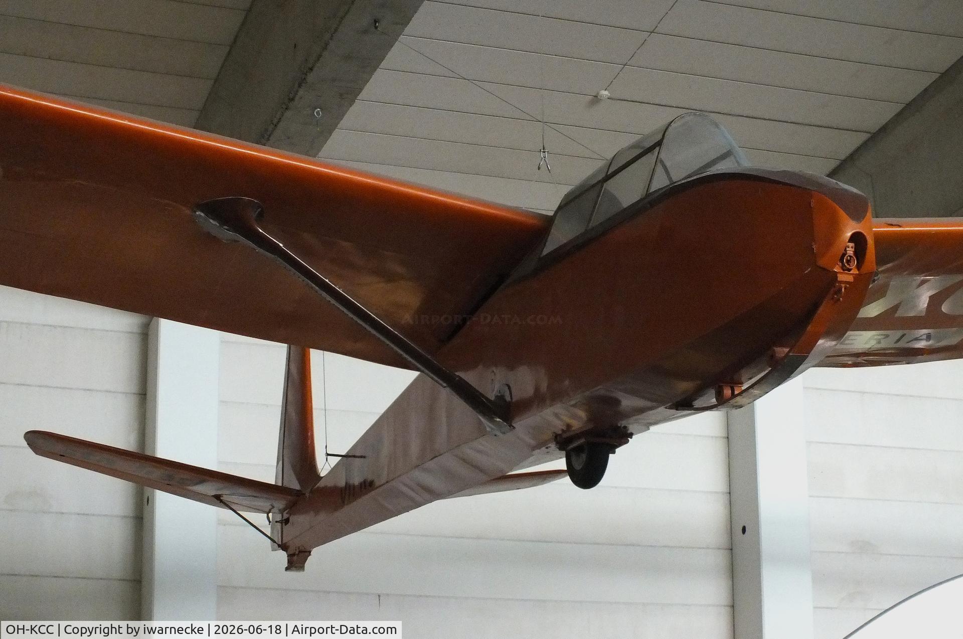 Aircraft OH-KCC, PZL-Bielsko SZD-10bis Czapla, c/n W-51, PZL-Bielsko SZD-10bis Czapla at the Suomen Ilmailumuseo (Finnish Aviation Museum), Vantaa, photo by iwarnecke