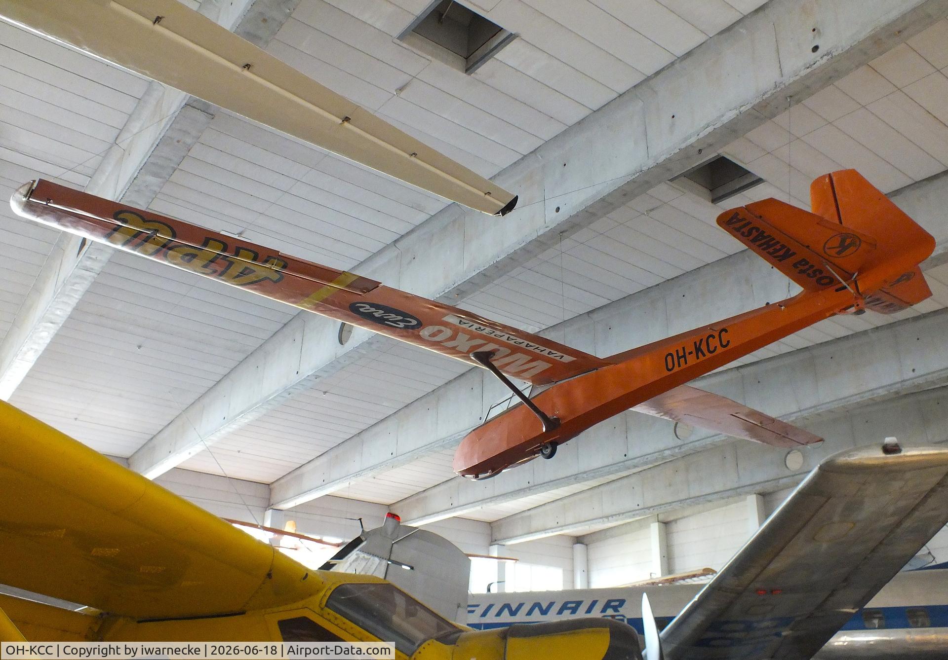 Aircraft OH-KCC, PZL-Bielsko SZD-10bis Czapla, c/n W-51, PZL-Bielsko SZD-10bis Czapla at the Suomen Ilmailumuseo (Finnish Aviation Museum), Vantaa, photo by iwarnecke