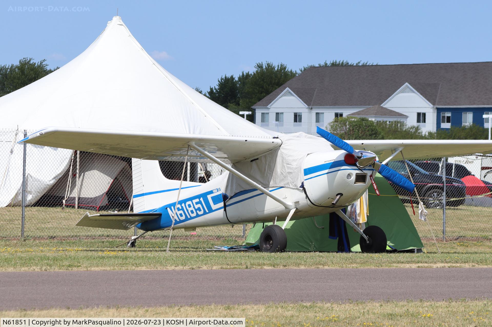 Aircraft N61851, 1977 Cessna 180K Skywagon, c/n 18052804, Cessna 180K, at KOSH, photo by MarkPasqualino