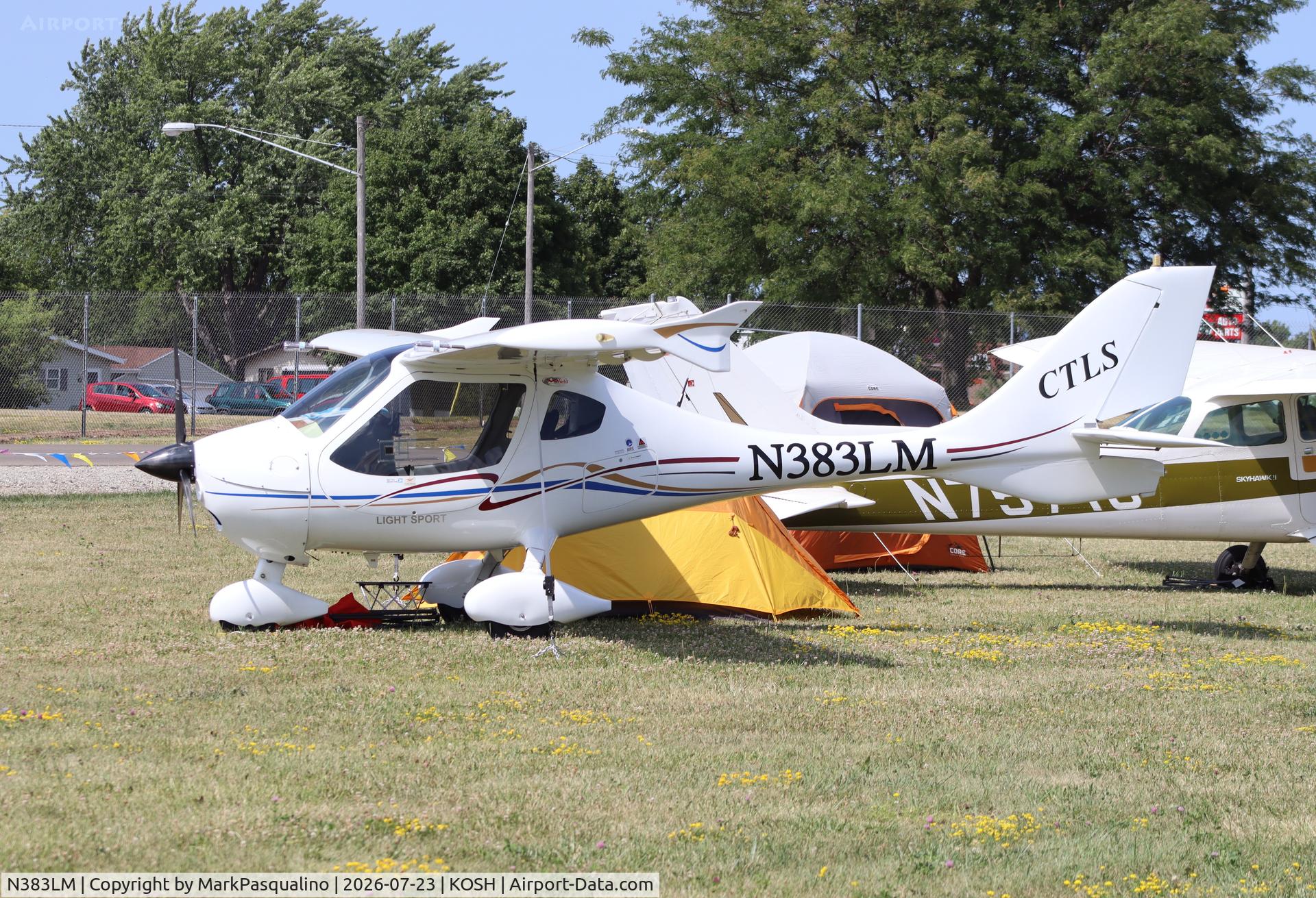 Aircraft N383LM, 2012 Flight Design Gmbh CTLS, c/n F-12-01-07, Flight Design CTLS, at KOSH, photo by MarkPasqualino