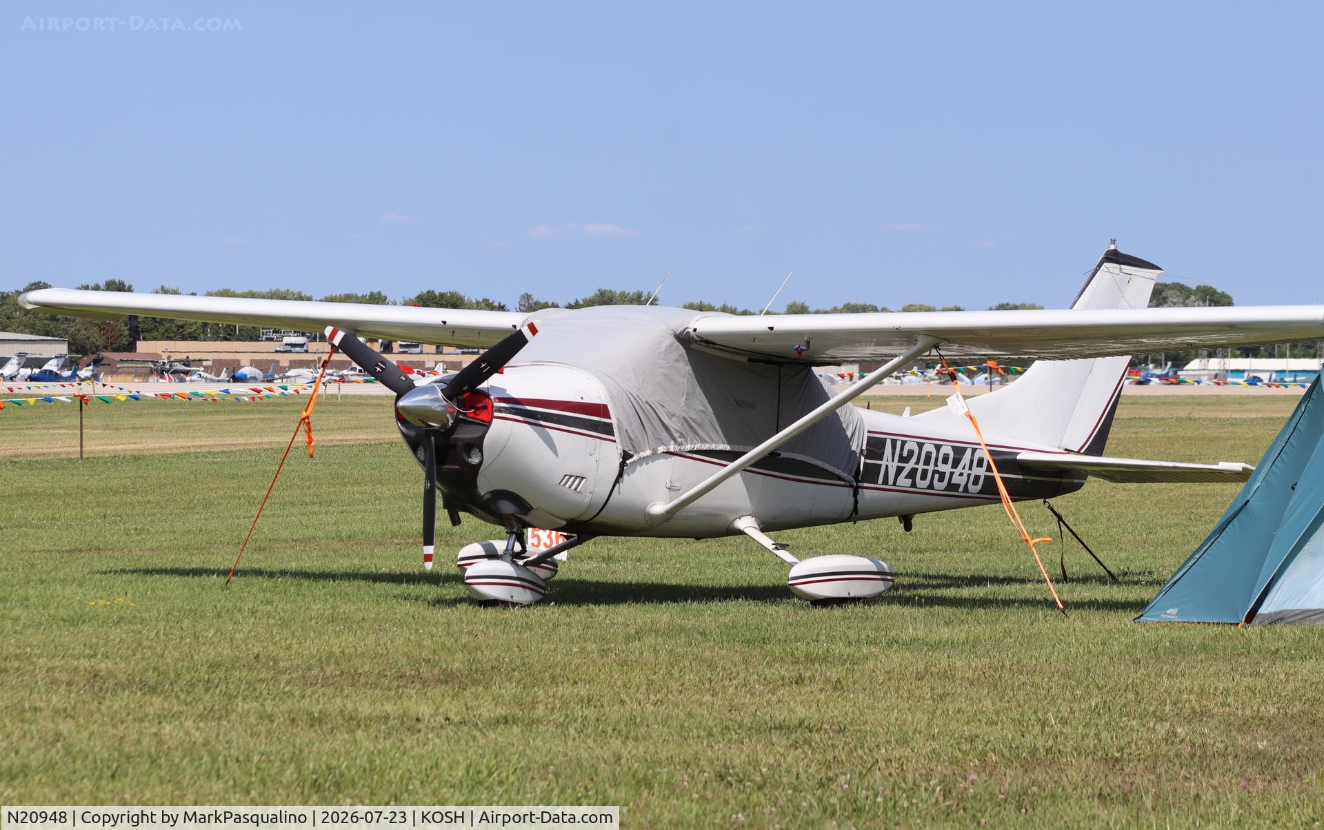 Aircraft N20948, 1972 Cessna 182P Skylane, c/n 18261316, Cessna 182P, at KOSH, photo by MarkPasqualino