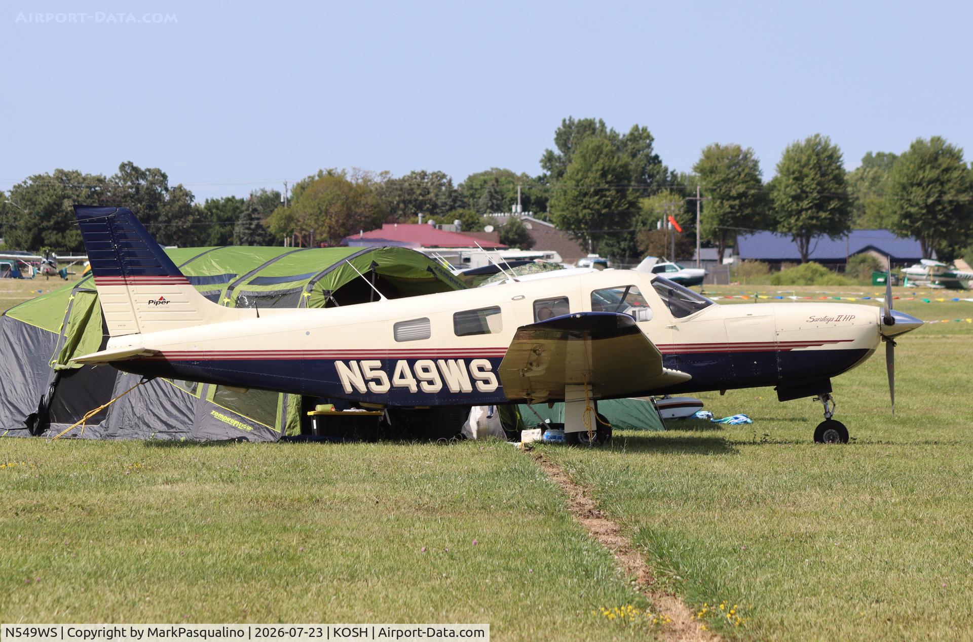 Aircraft N549WS, 1997 Piper PA-32R-301 Saratoga, c/n 3246073, Piper PA-32R-301, at KOSH, photo by MarkPasqualino