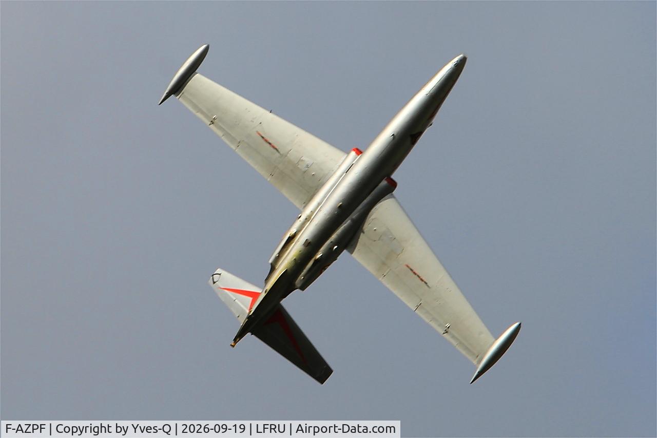 Aircraft F-AZPF, Fouga CM-175 Zephyr, c/n 28, Fouga CM-175 Zephyr, On display, Morlaix-Ploujean airport (LFRU-MXN), at LFRU, photo by Yves-Q